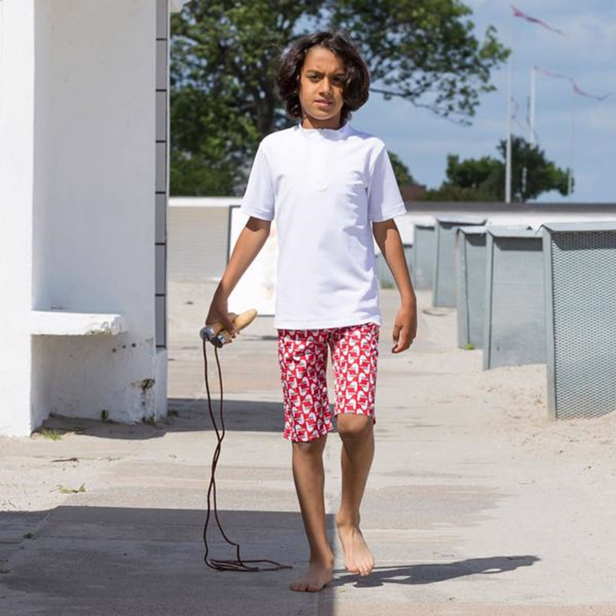 Petit Crabe White Max Badebluse