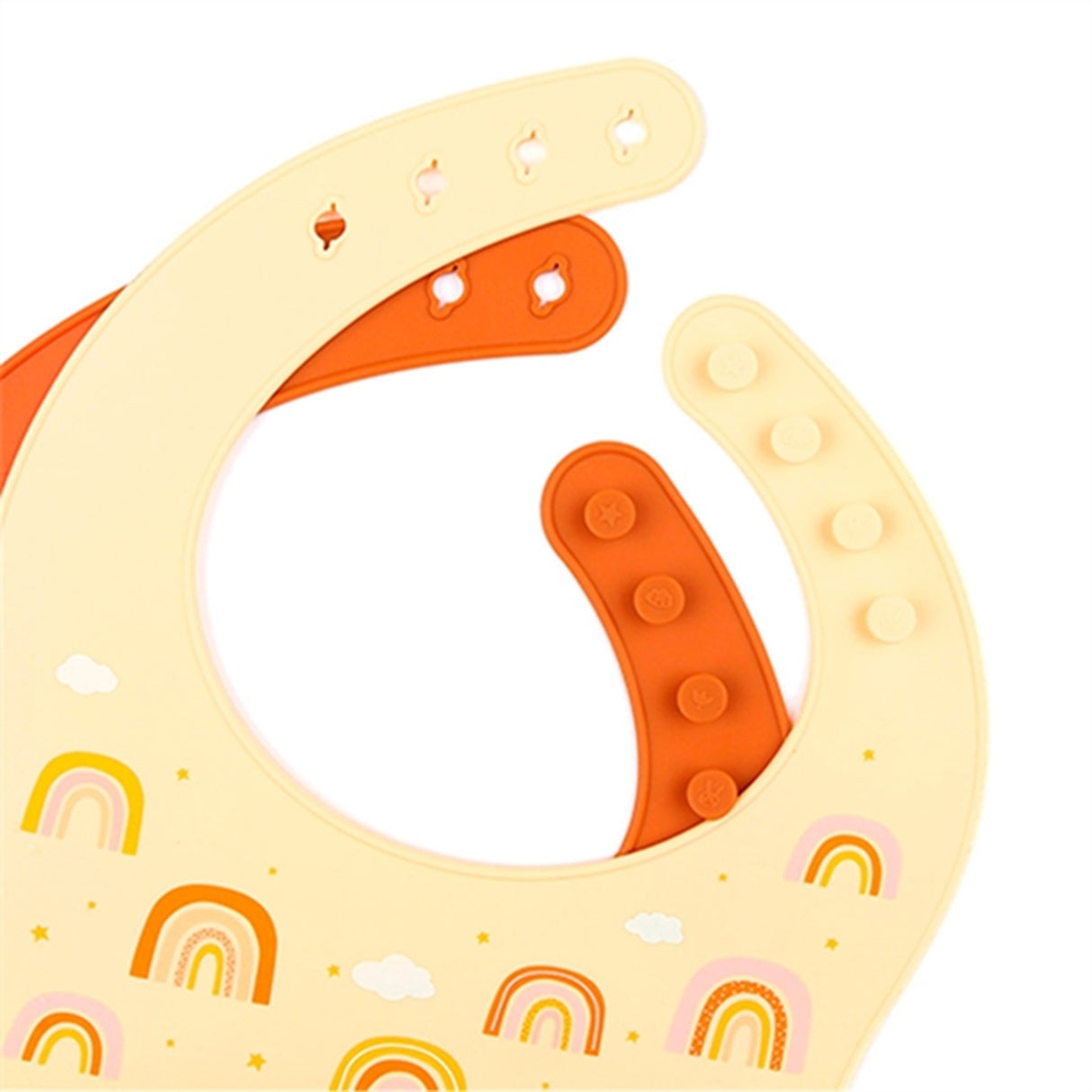 A Little Lovely Company Silikon Haklapp 2-pak Rainbows