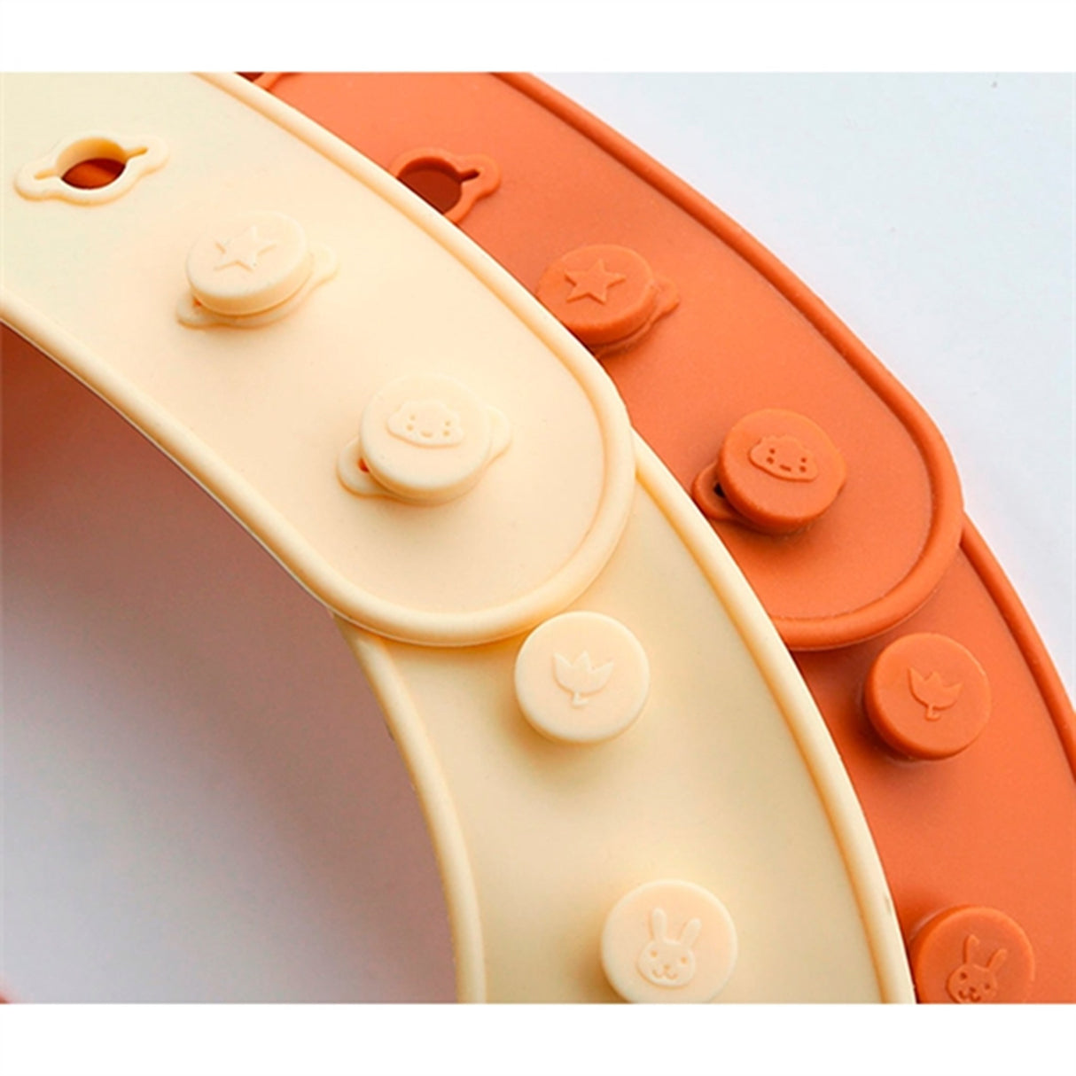 A Little Lovely Company Silikon Haklapp 2-pak Rainbows