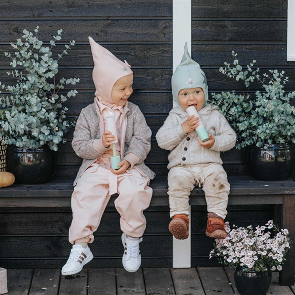 Racing Kids Top Balaklava Bow 1-lager Cameo Rose