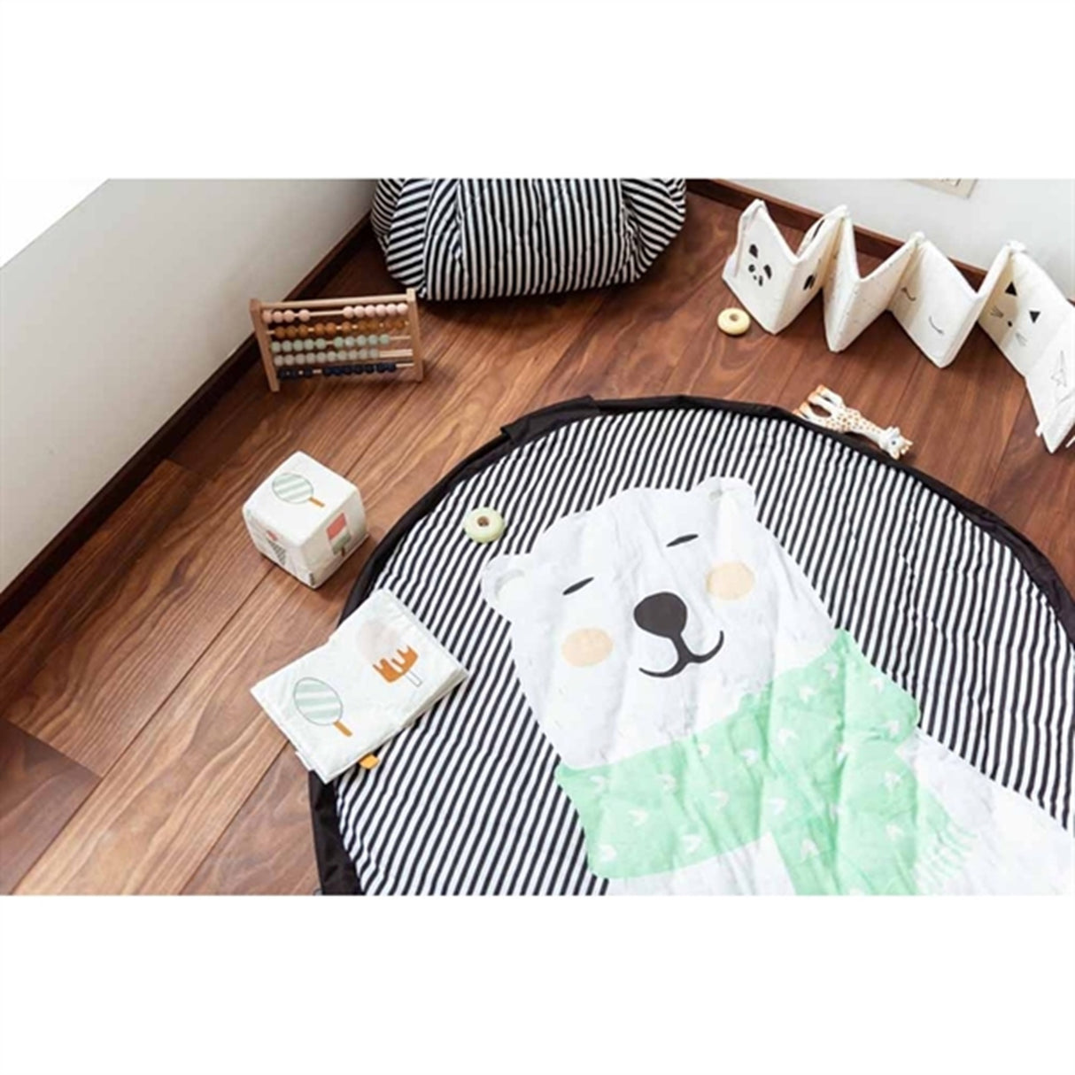 Play&Go 3-i-1 Lekmatta Soft Polar bear
