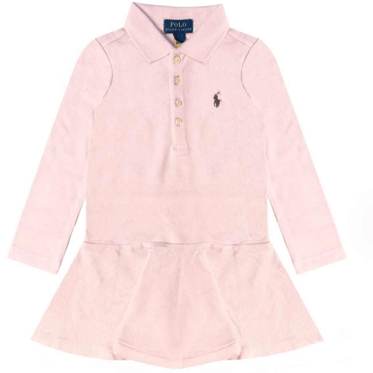 Polo Ralph Lauren Girl Klänning Hint Of Pink/Navypp