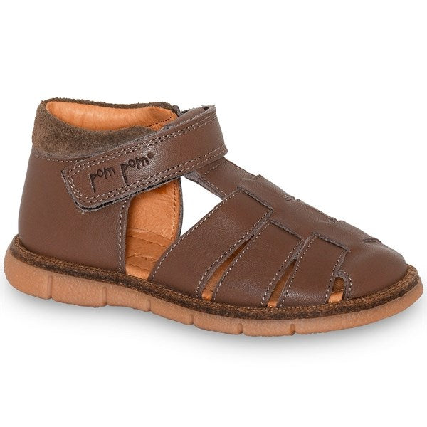 Pom Pom Sandal Classic™ Kardborreband Latte