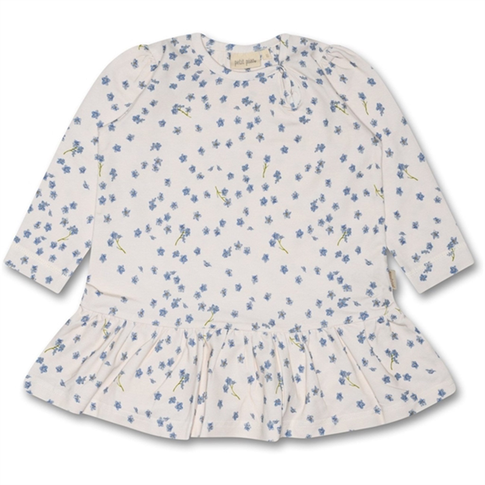 Petit Piao® Forget Me Not Klänning Gather Printed