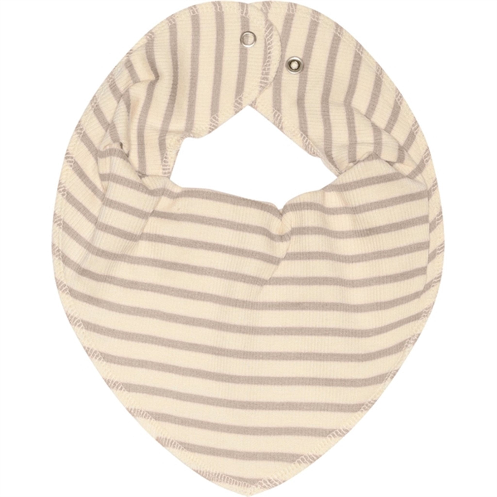 Petit Piao® Soft Sand/Off White Haklapp Modal Striped