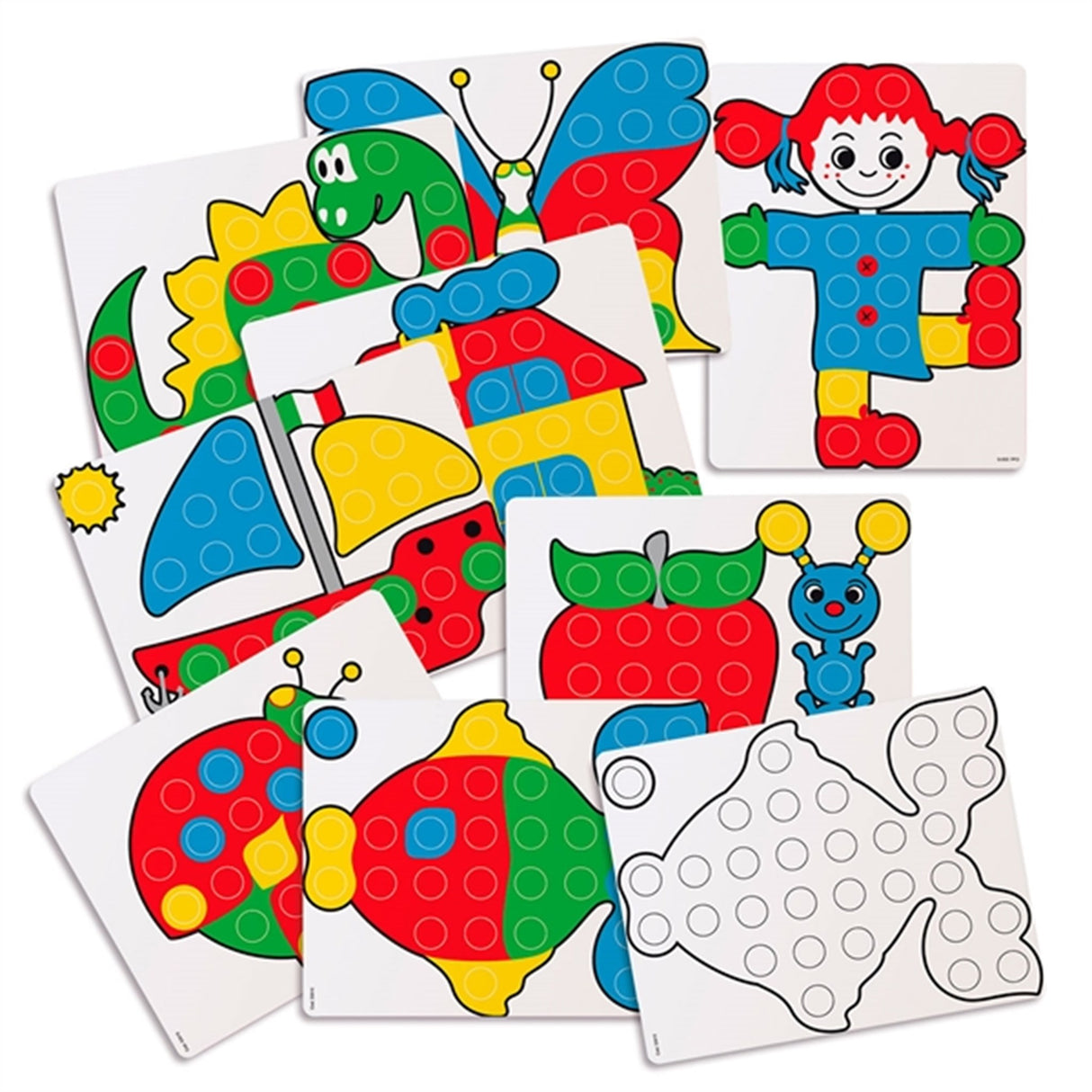 Quercetti Nålmosaik FantaColor Junior Basic (48 delar)