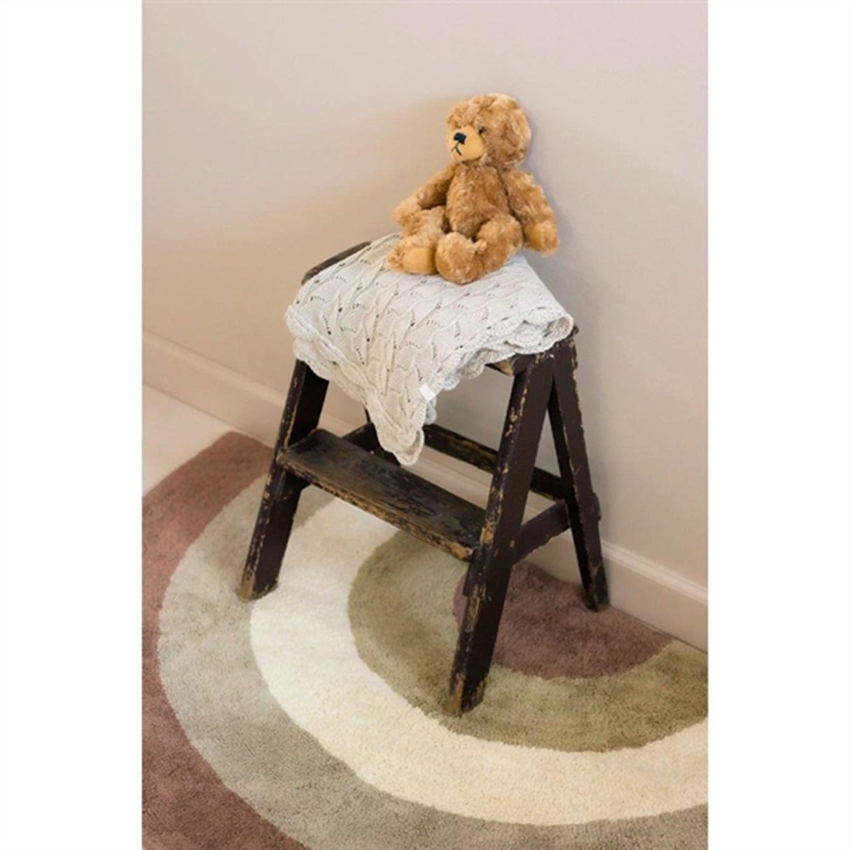 That's Mine Rug Regnbåge Cocoa Large