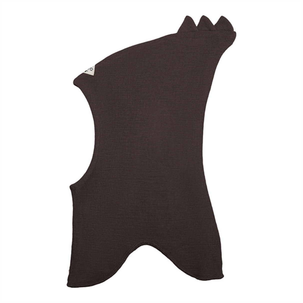 Racing Kids Dino Balaklava Ull/Bomull 3-lags Chocolate Brown