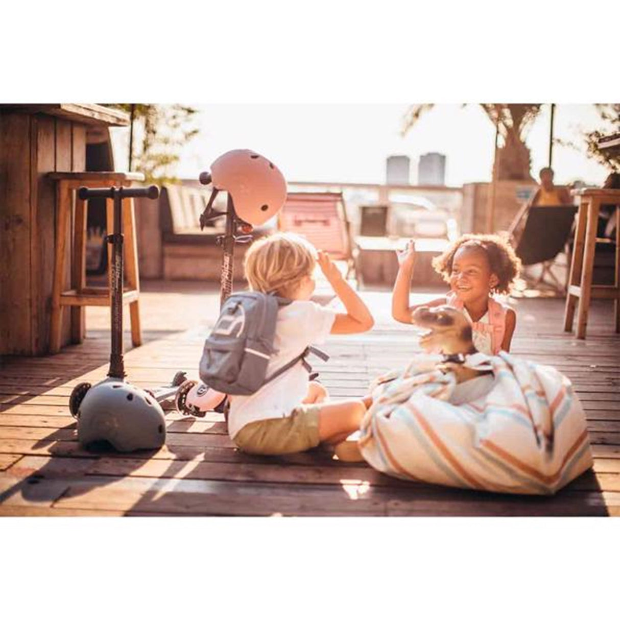 Scoot and Ride ryggsäck stål