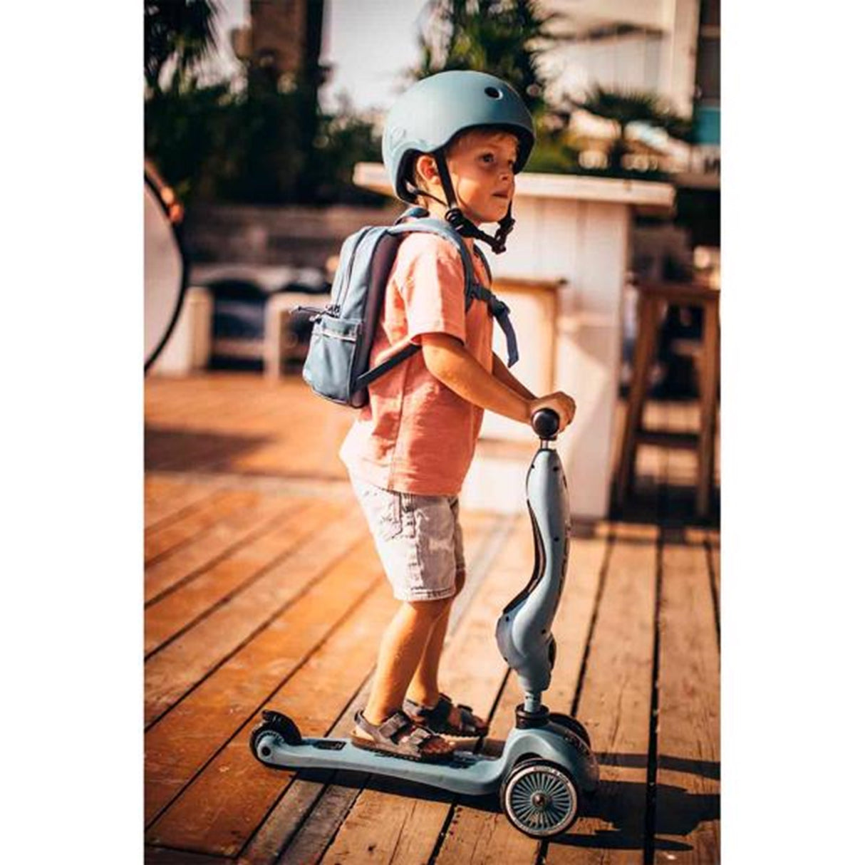 Scoot and Ride ryggsäck stål