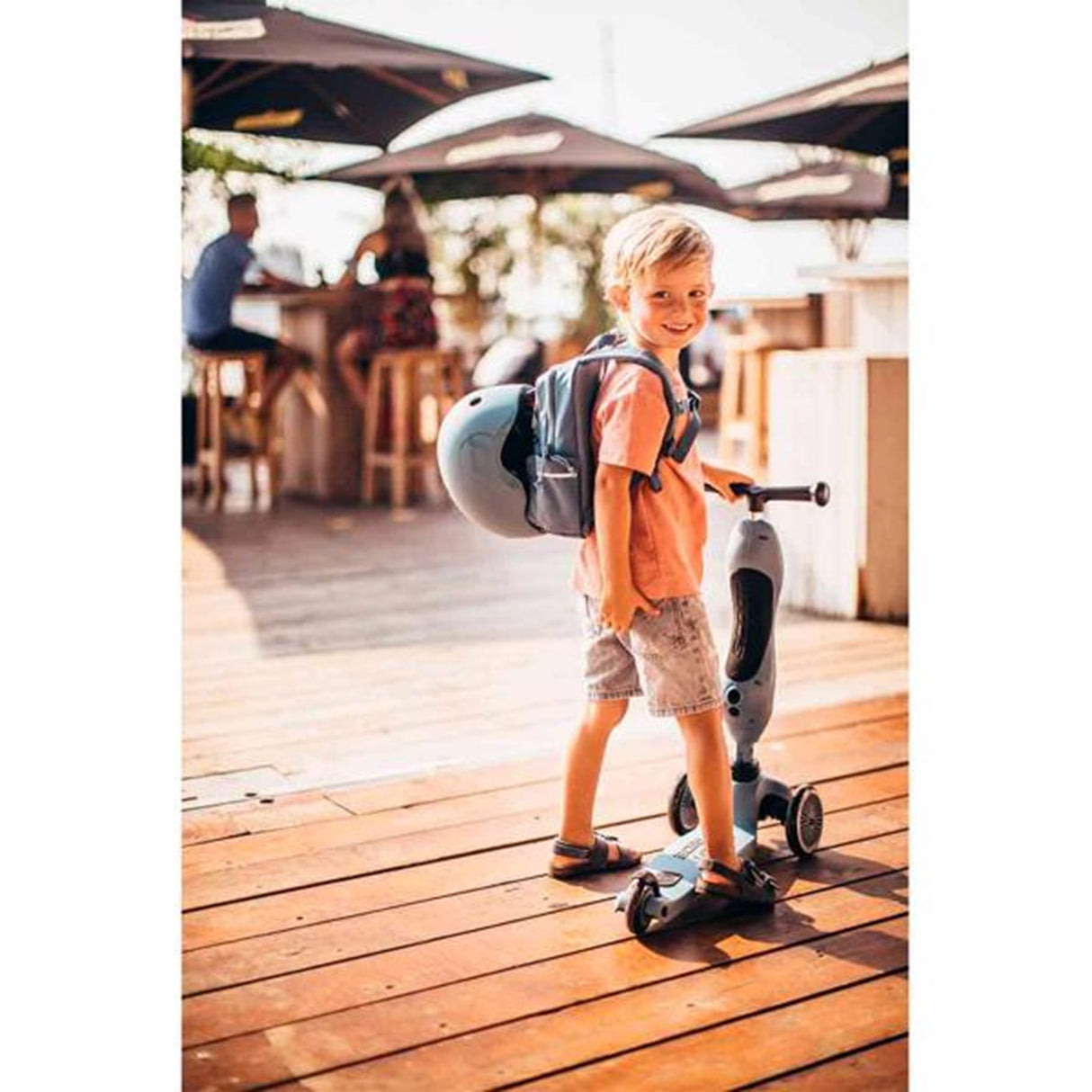 Scoot and Ride ryggsäck stål