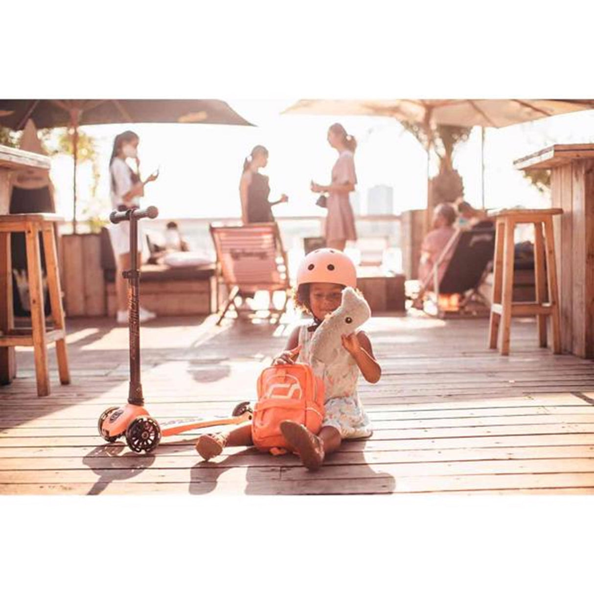 Scoot and Ride ryggsäck persika