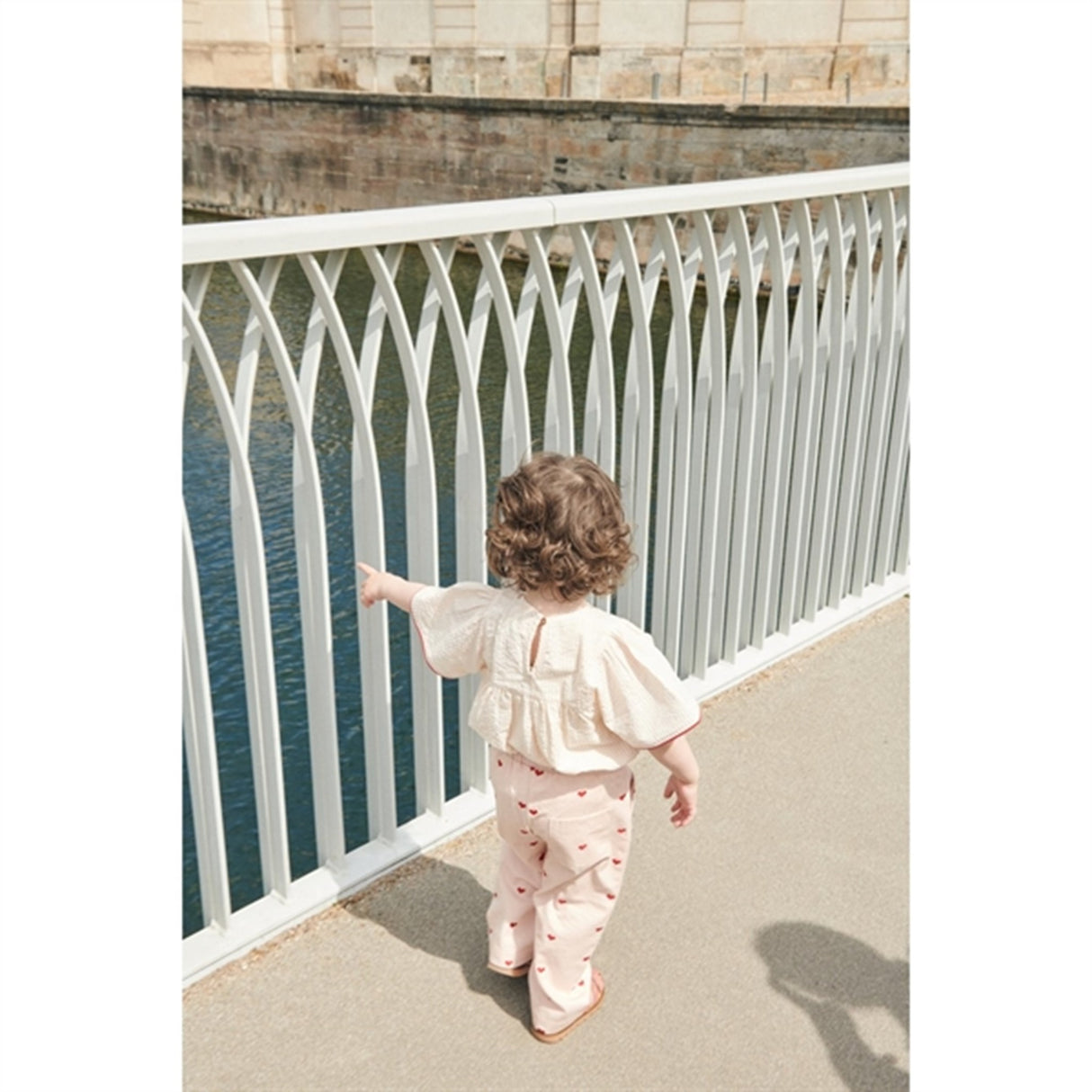 Copenhagen Colors Dusty Rose W Cream Stripe Seersucker Blus