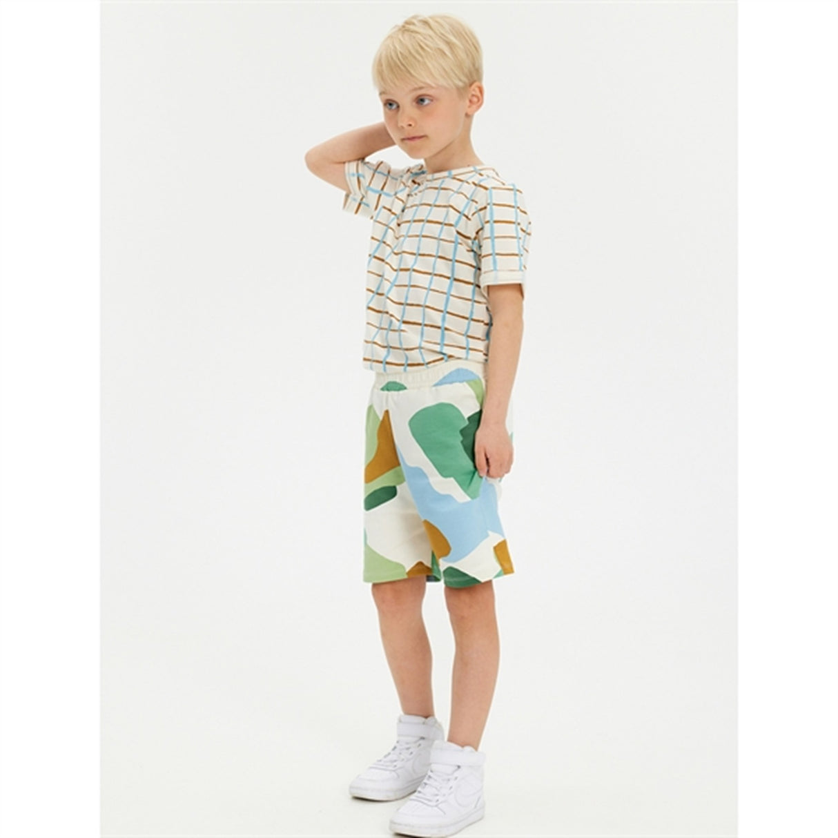 Soft Gallery Gardenia Check Jaden T-shirt
