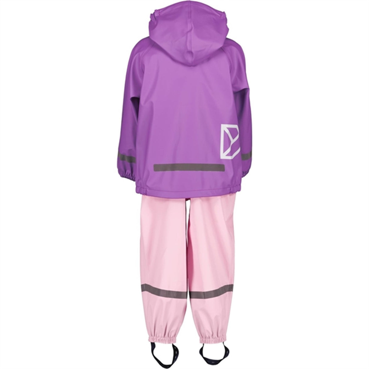 Didriksons Tulip Purple Slaskeman Kids Regnkläder
