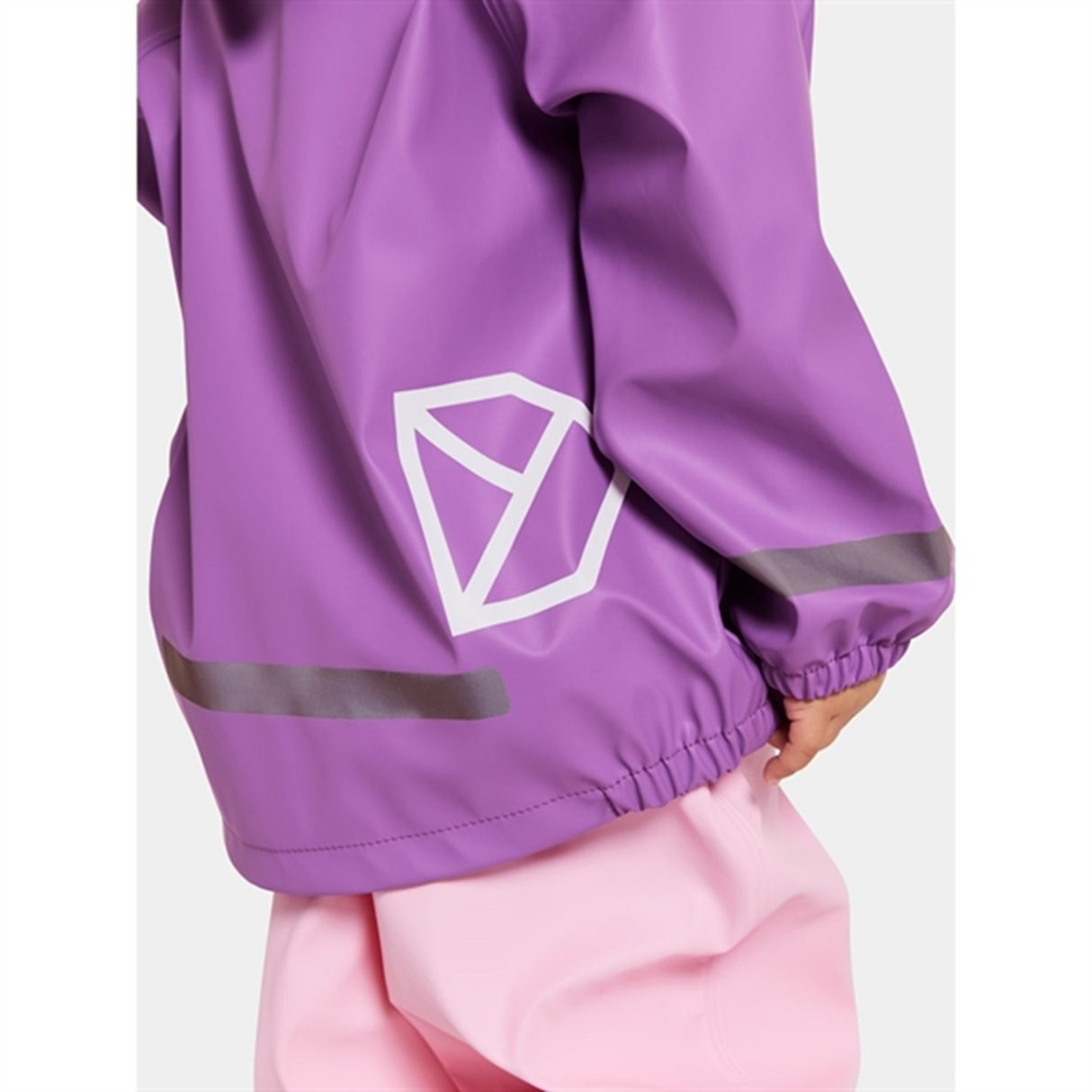Didriksons Tulip Purple Slaskeman Kids Regnkläder