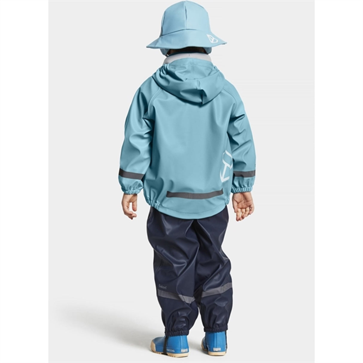Didriksons Slaskeman Blue Wash Regn Set
