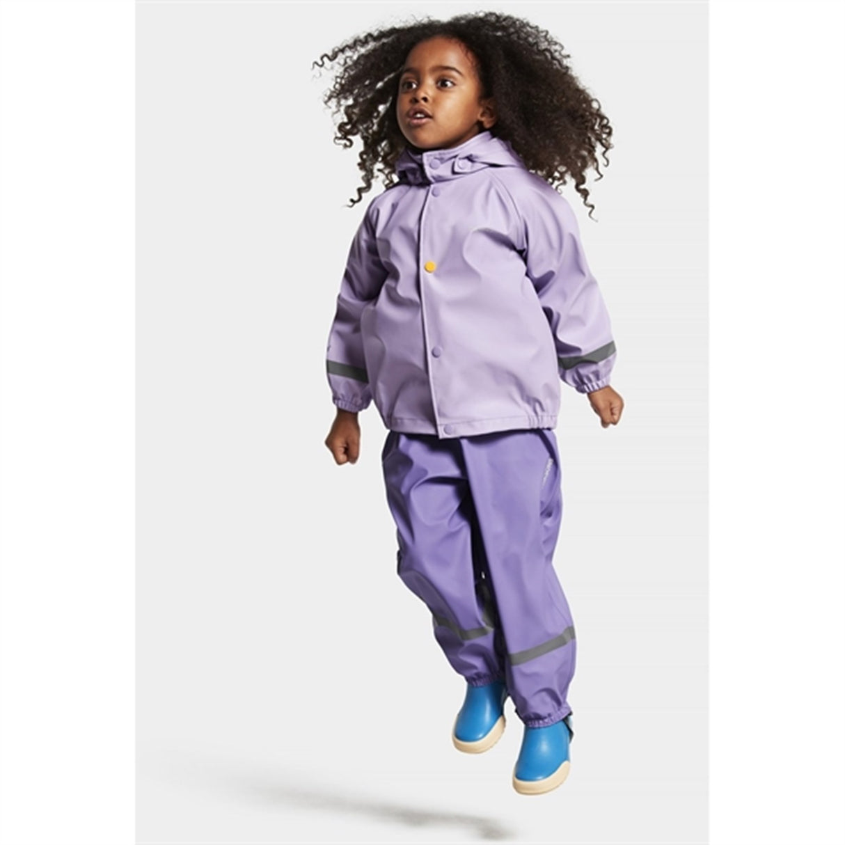 Didriksons Slaskeman Digital Purple Regn Set