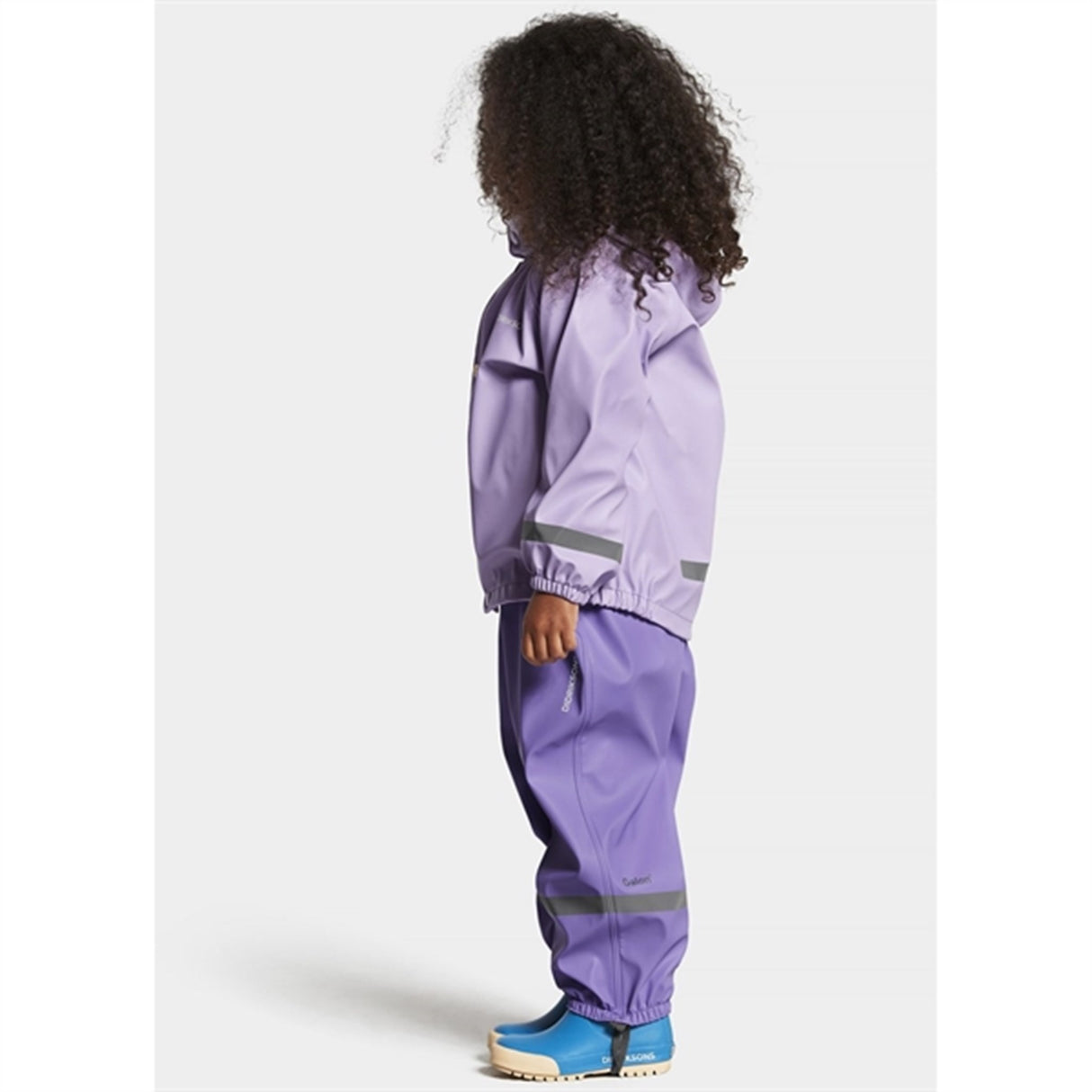 Didriksons Slaskeman Digital Purple Regn Set