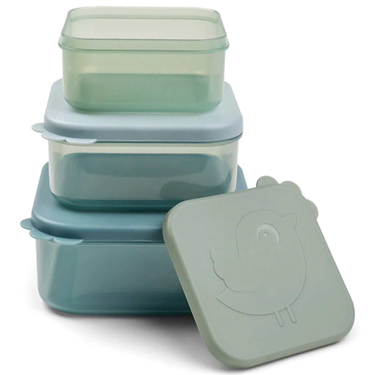 Done by Deer Snack Box set 3-pack Deer Friends Blue