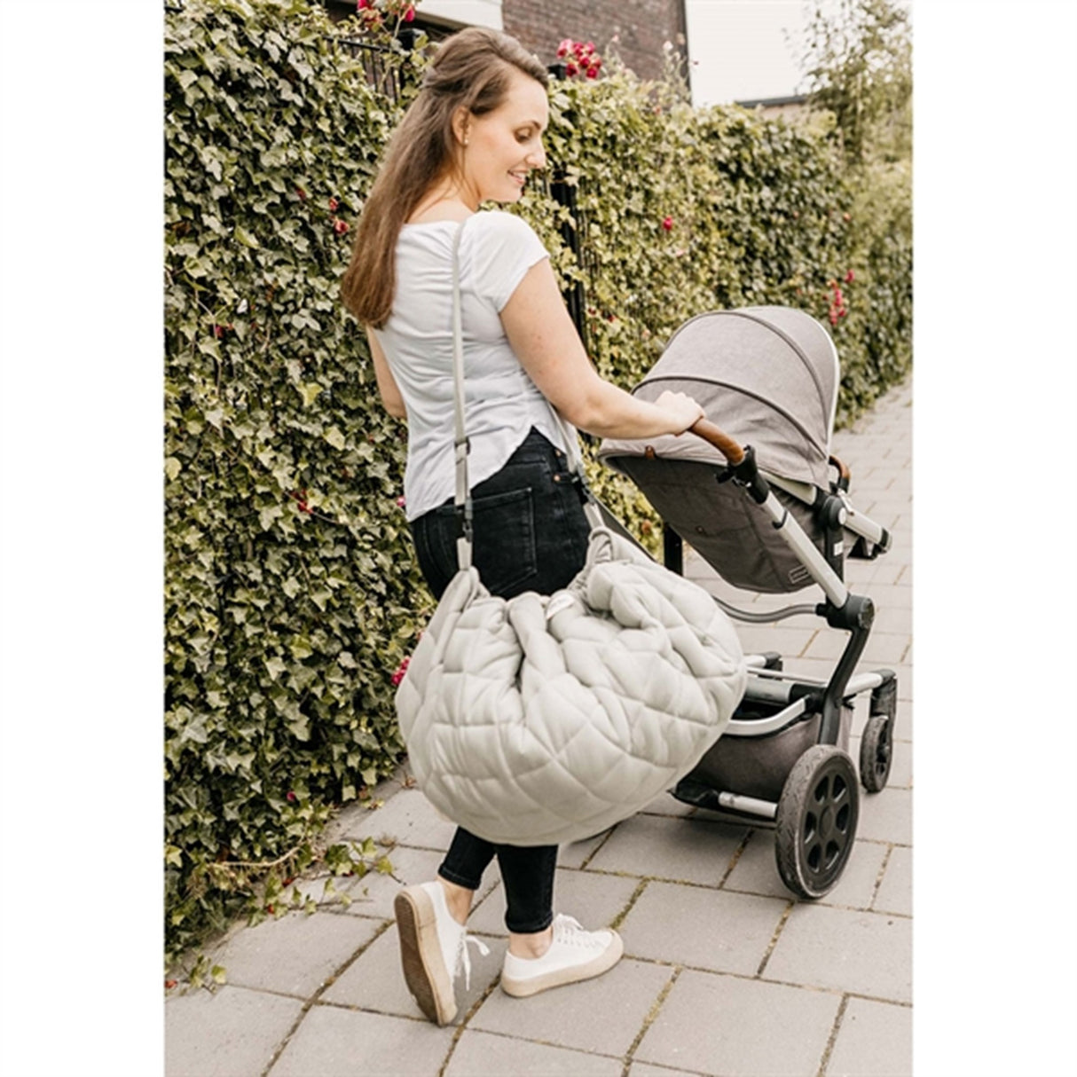 Play&Go 2-i-1 Lekmatta Soft Organic Meadow Green