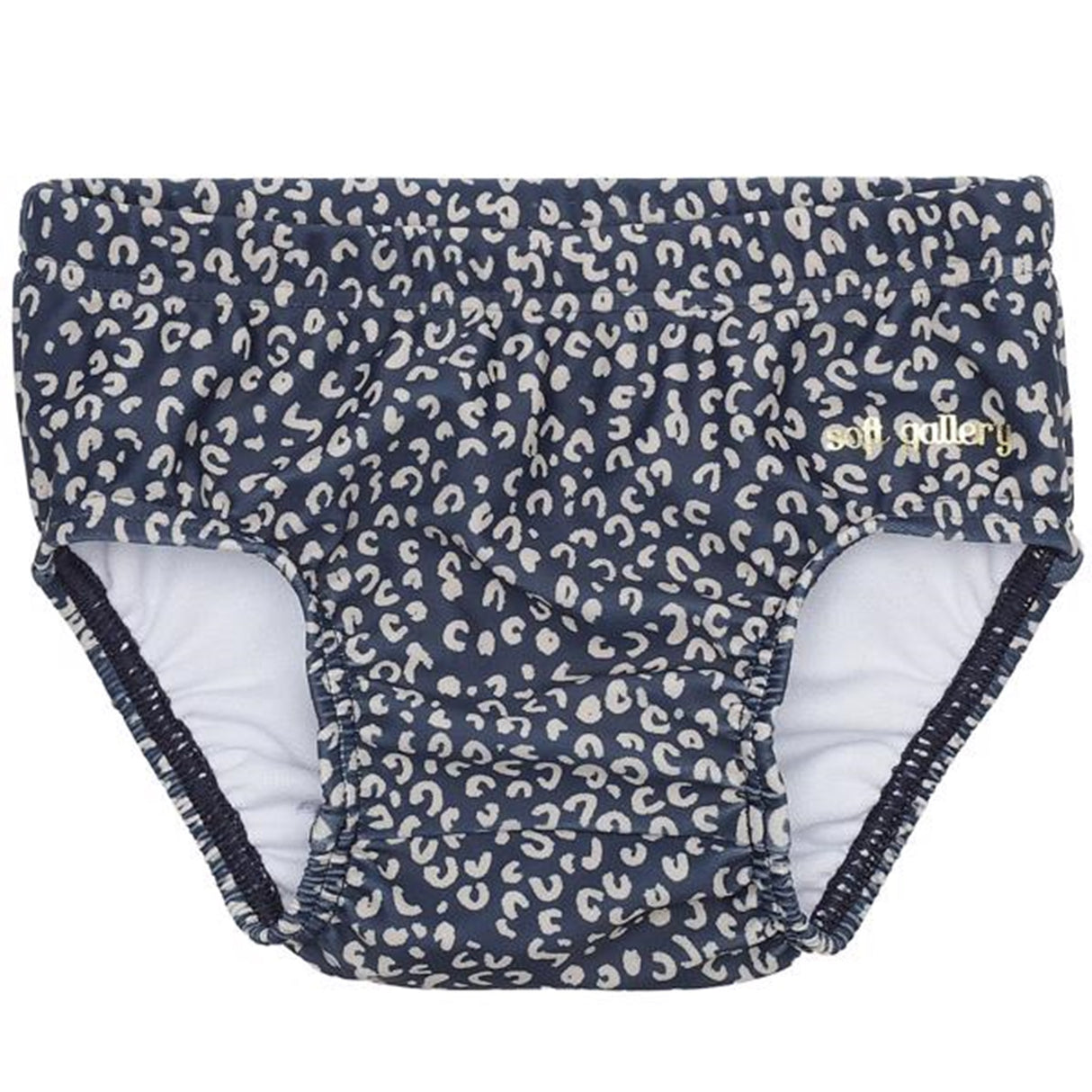 Soft Gallery Dress Blue AOP Leospot Baby Miki Badbyxor