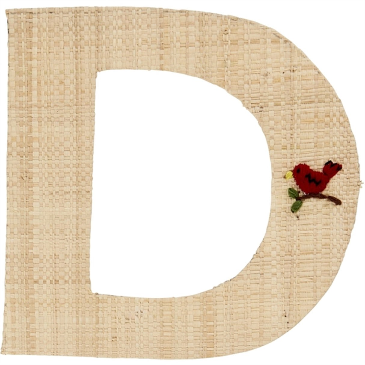 RICE Nature Raffie Klistermärke Bogstav Flowers & Animals