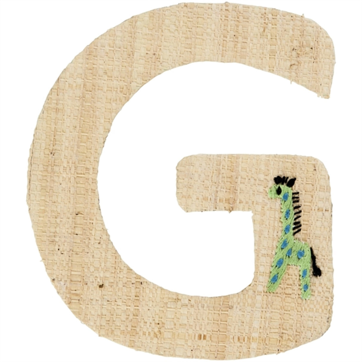 RICE Nature Raffie Klistermärke Bogstav Cars & Animals