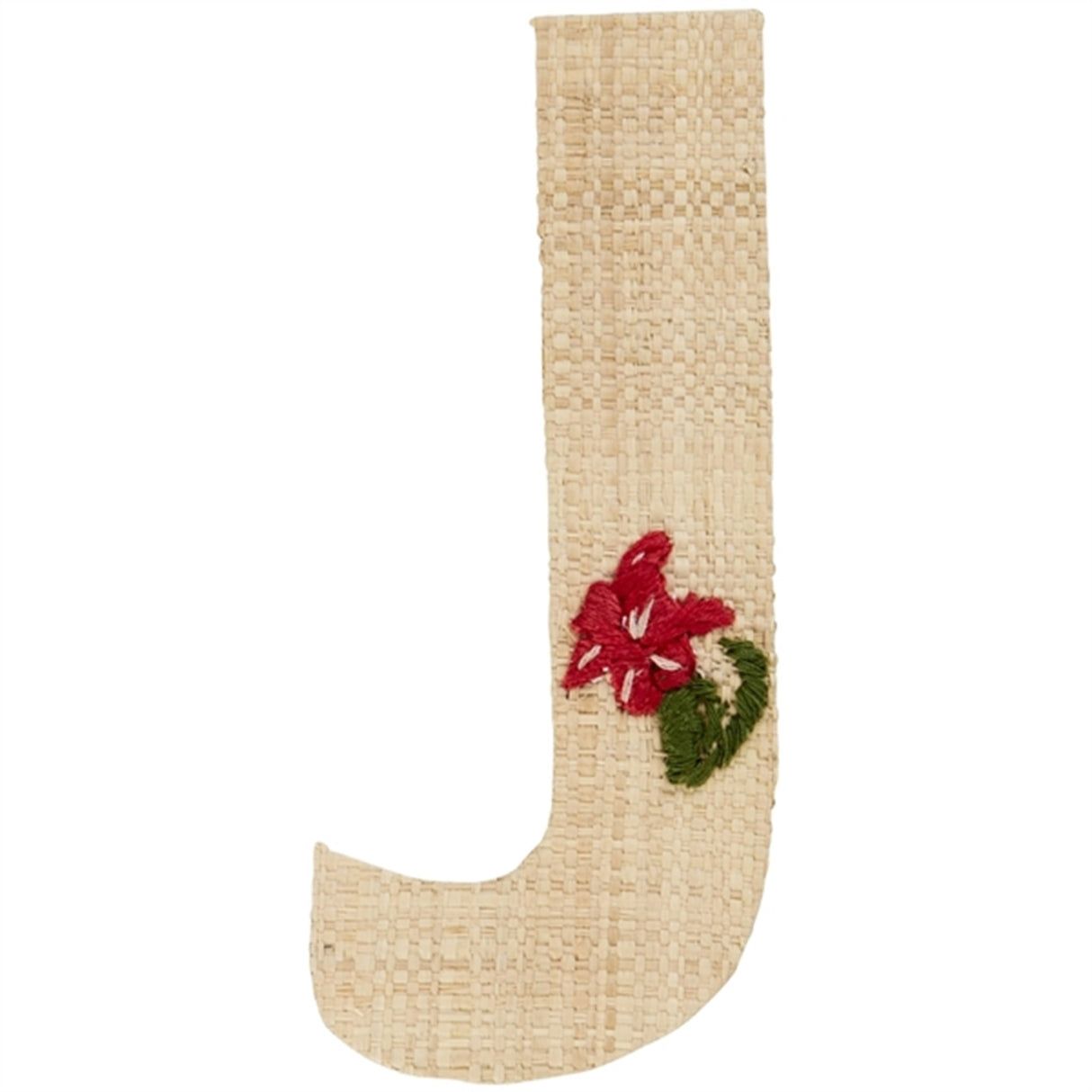 RICE Nature Raffie Klistermärke Bogstav Flowers & Animals