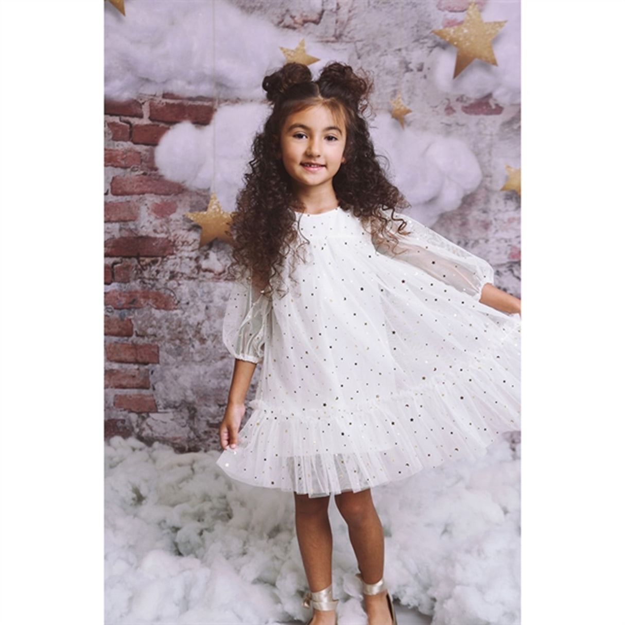 Dolly by Le Petit Tom Empress Tulle Klänning Off White