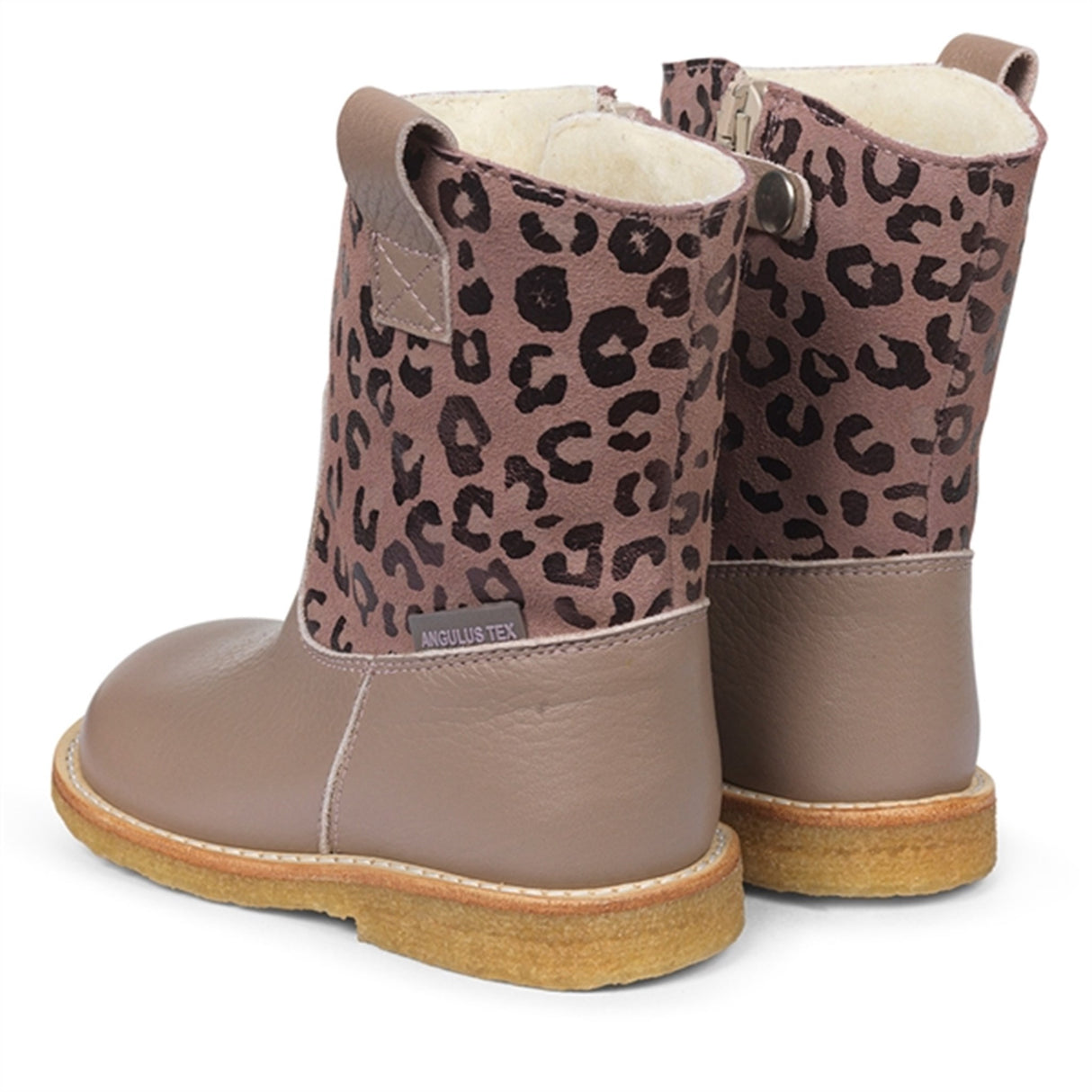 Angulus Tex-Støvle Med Lynlås Rose/Rose Leo 3