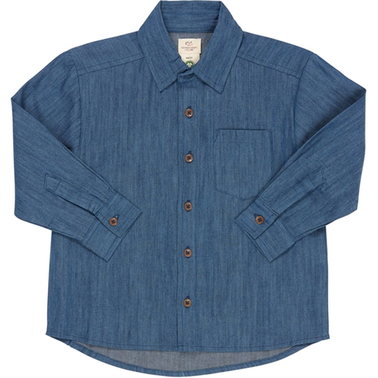 Copenhagen Colors Lt Denim Blue Denim Classic Skjorta
