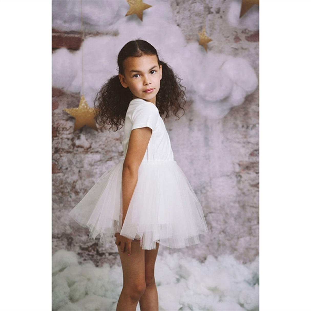 Dolly by Le Petit Tom Tutully T-Shirt Tutu Klänning White