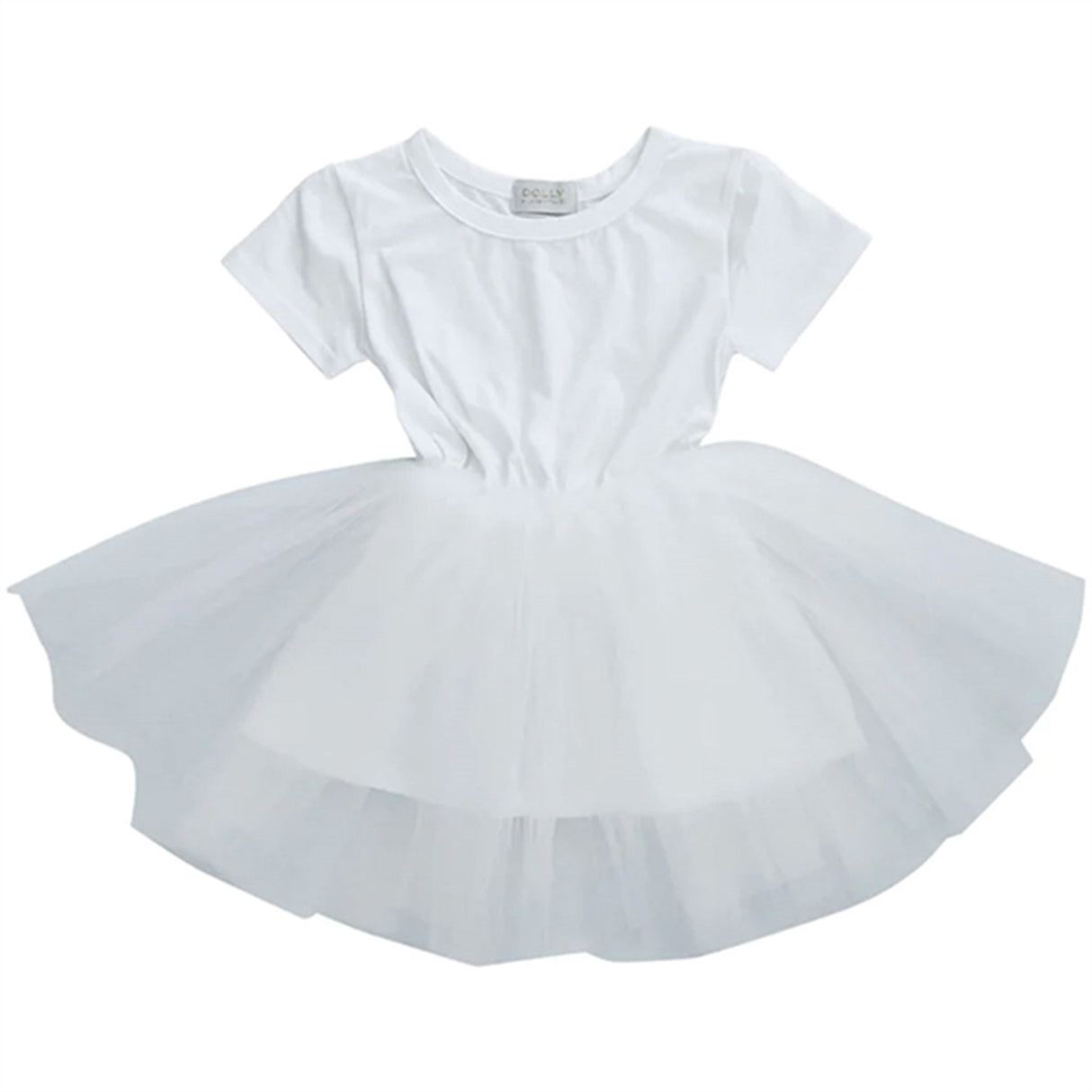 Dolly by Le Petit Tom Tutully T-Shirt Tutu Klänning White