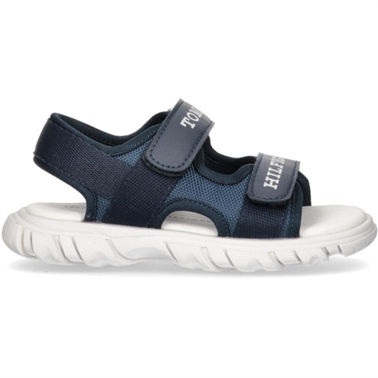 Tommy Hilfiger Logo Kardborreband Sandal Blue
