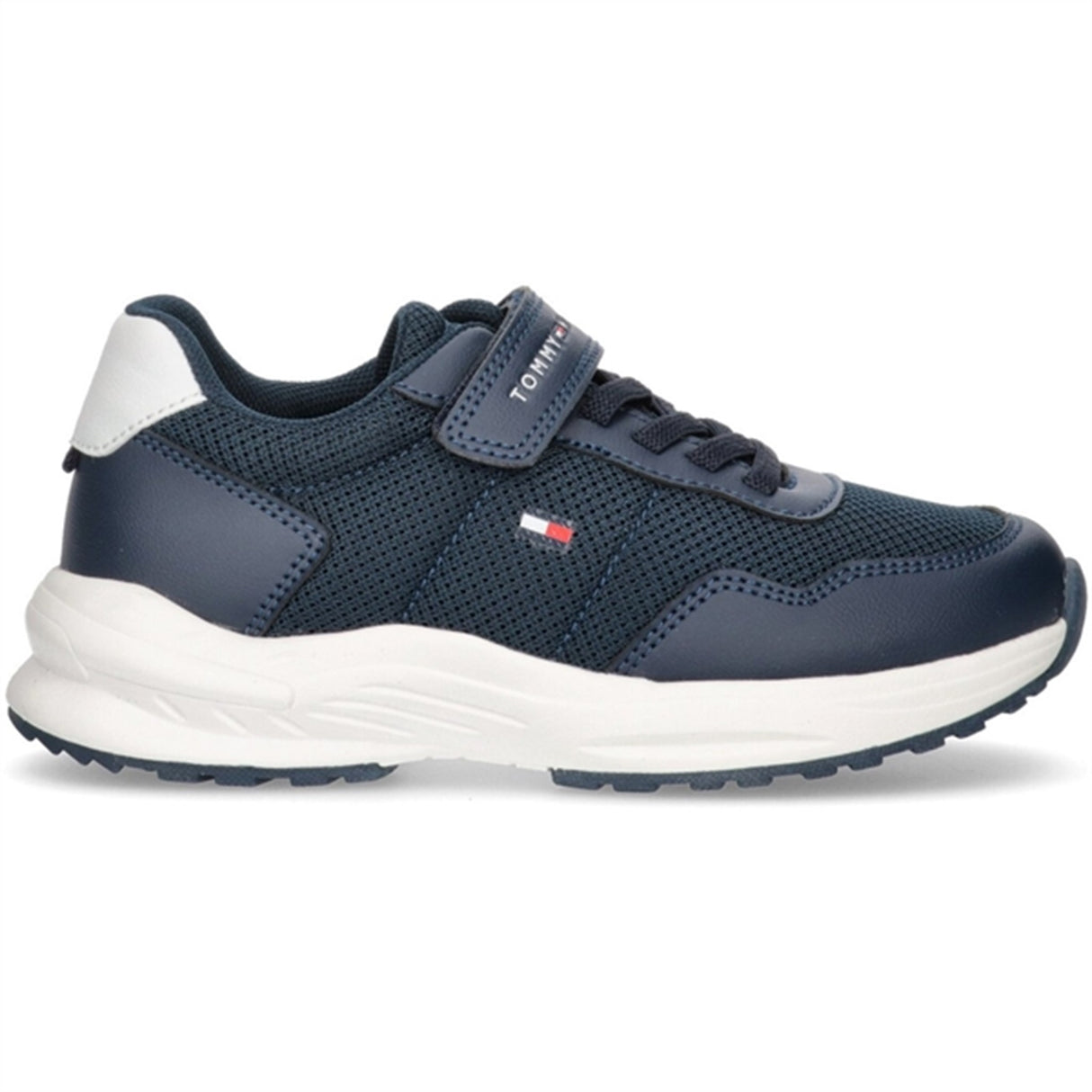 Tommy Hilfiger Low Cut Lace-up Kardborreband Sneaker Blue