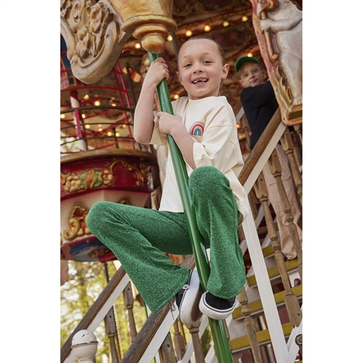 The NEW Bright Green Jidalou Flared Byxor