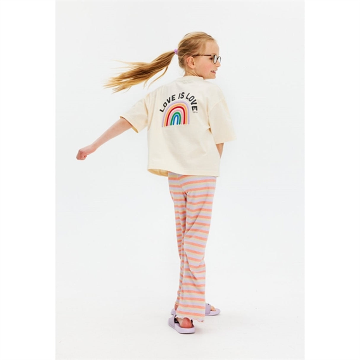 The New Lavender Herb Fridan Wide Rib Byxor