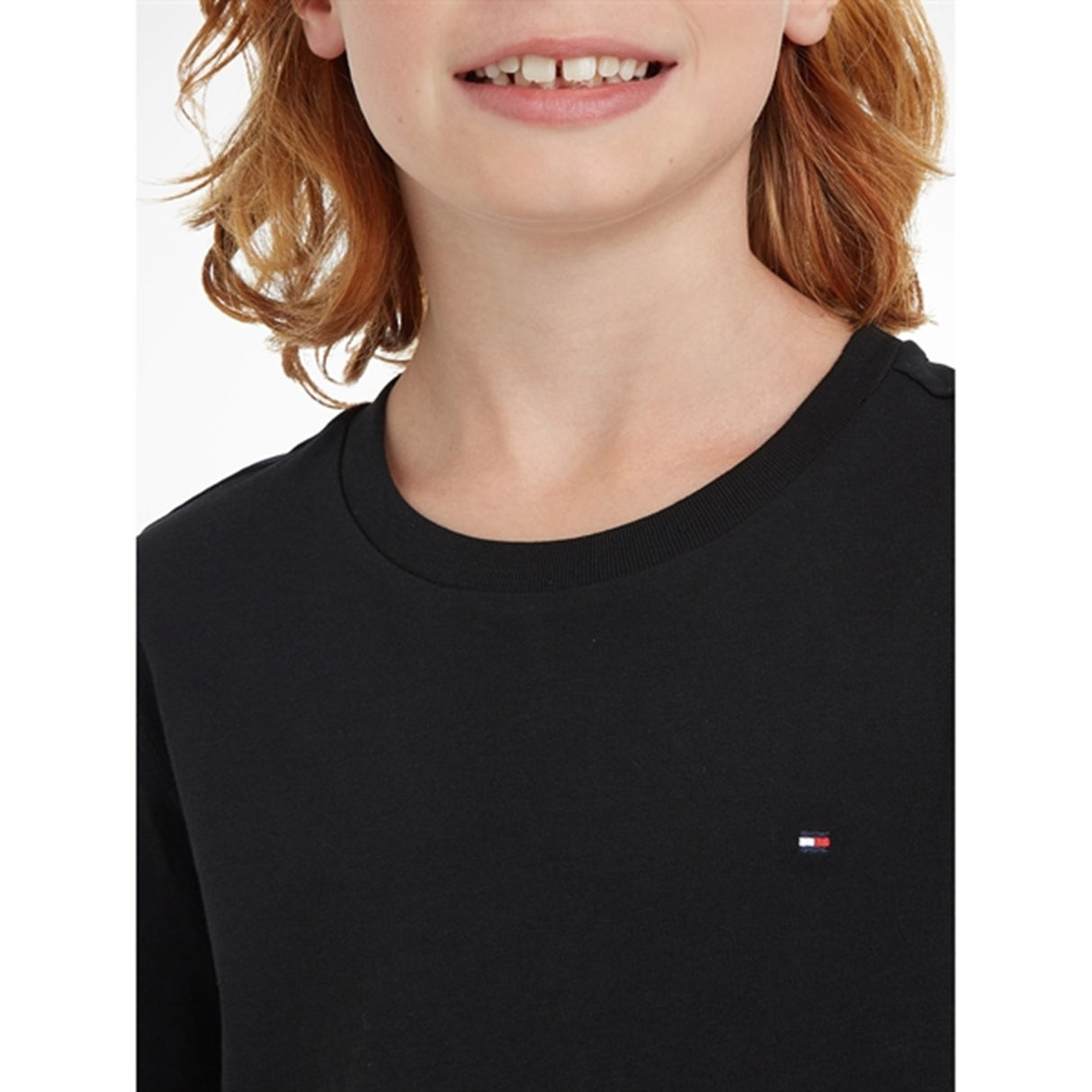 Tommy Hilfiger Boys Basic CN Blus Meteorite