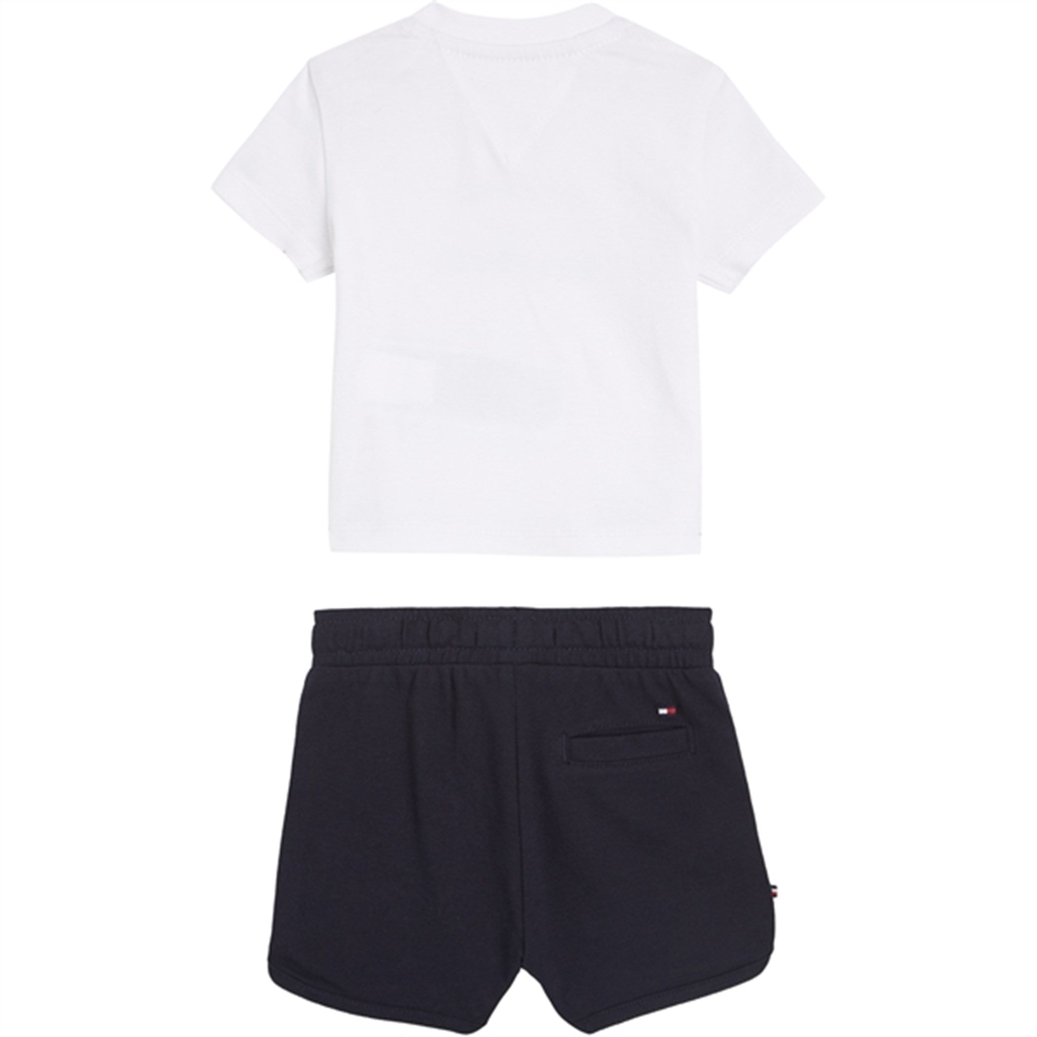 Tommy Hilfiger Bebis Th Logo Shorts Set White 3