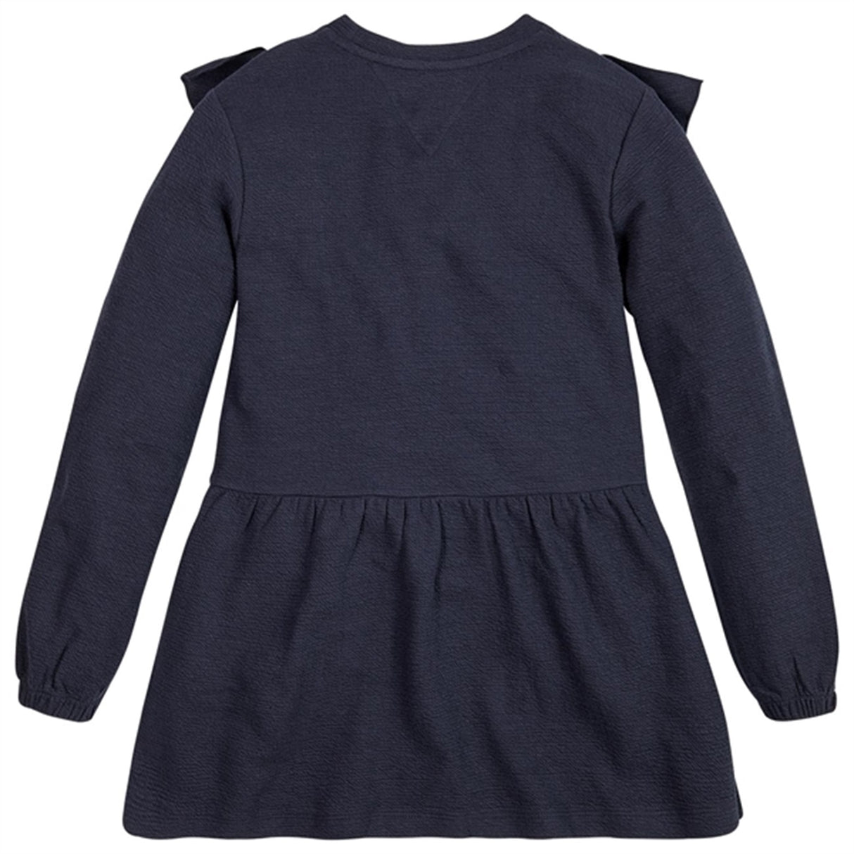 Tommy Hilfiger Textured Ruffle Klänning Desert Sky