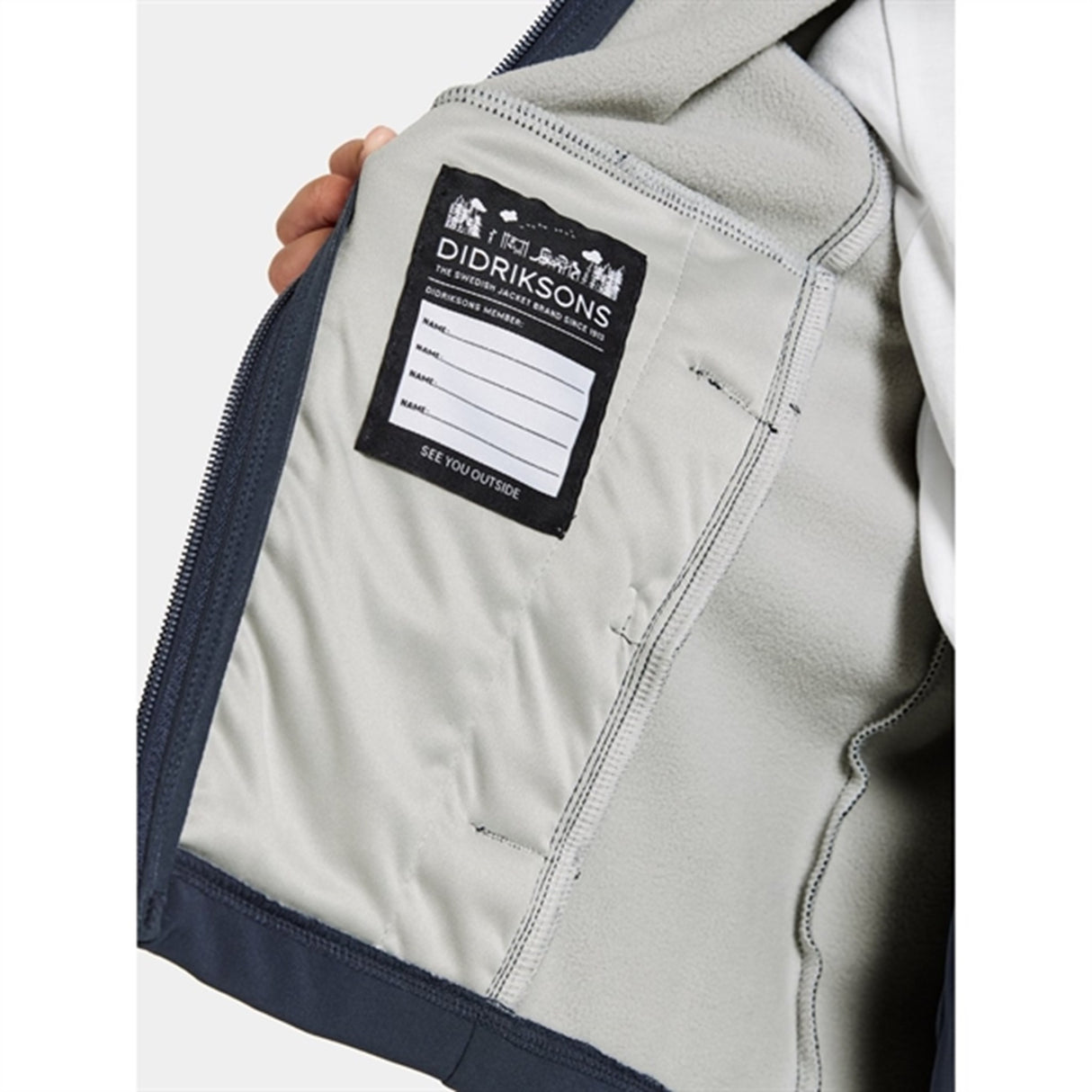 Didriksons Navy Troel Kids Jacka