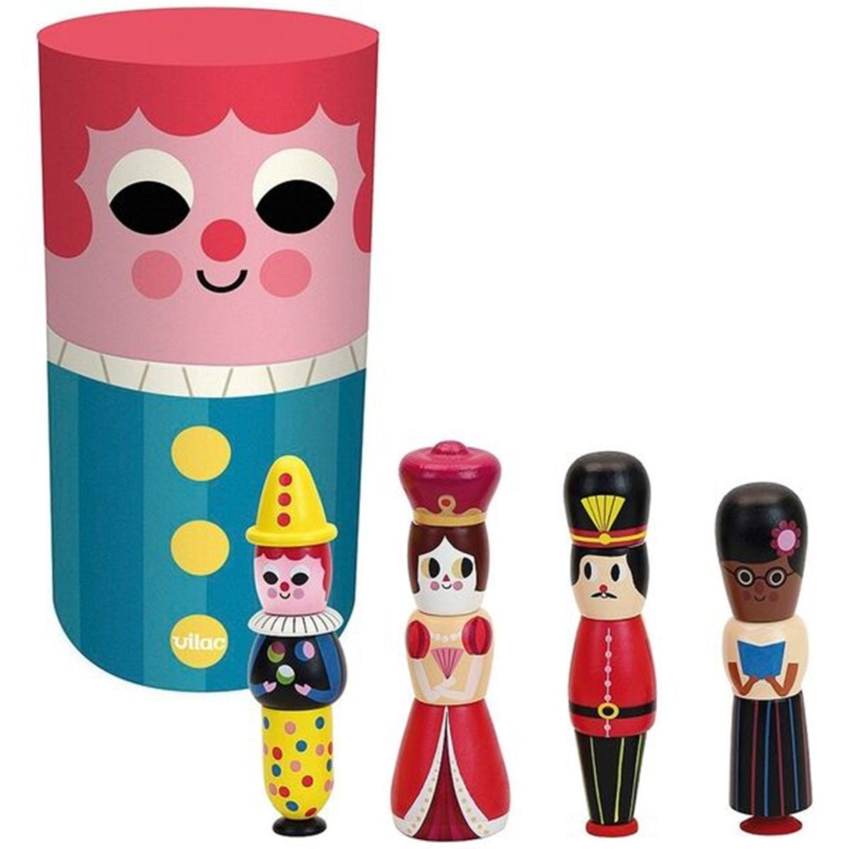 Vilac Magnetisk Legesæt - Konger og Dronninger