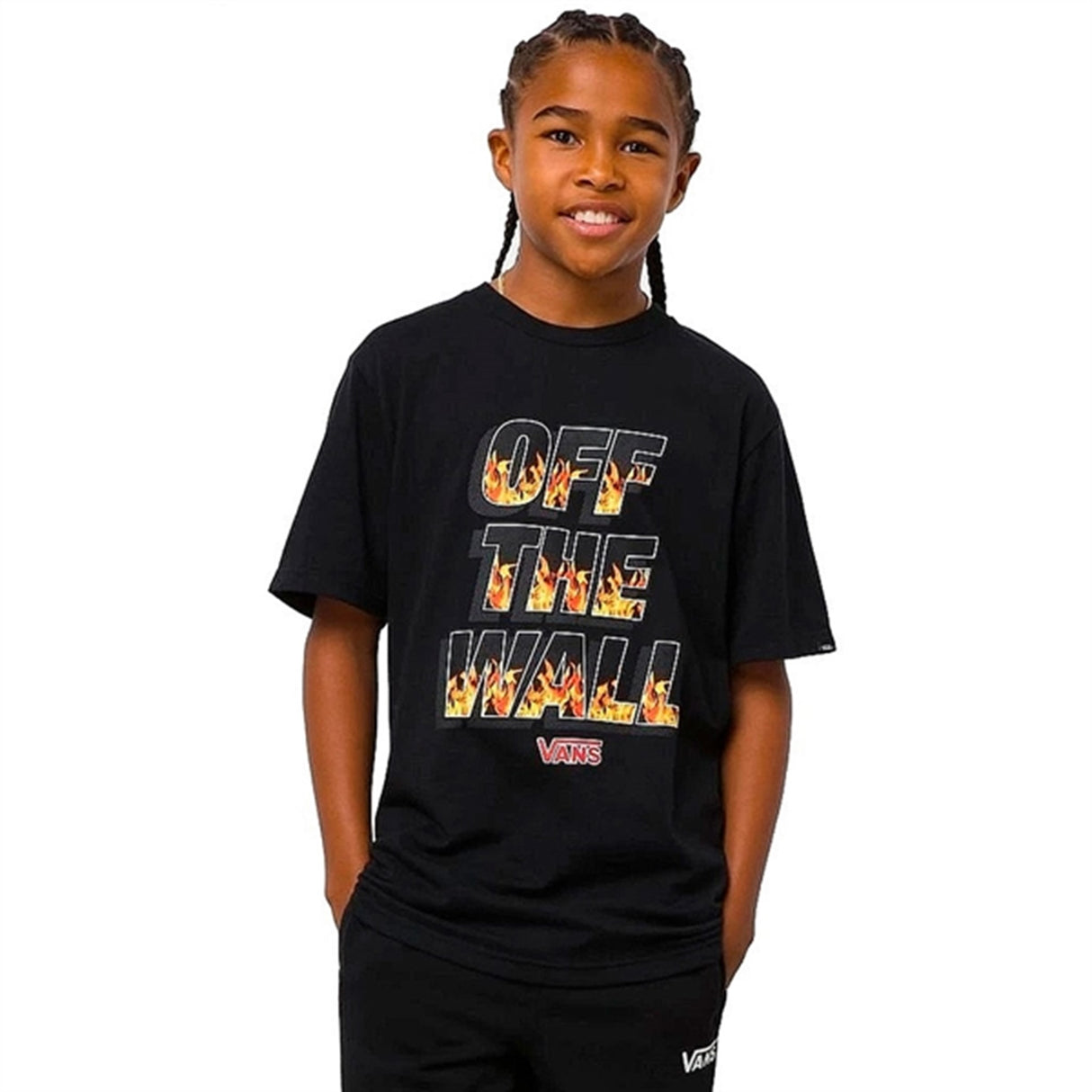 VANS Digi Flames T-Shirt Black