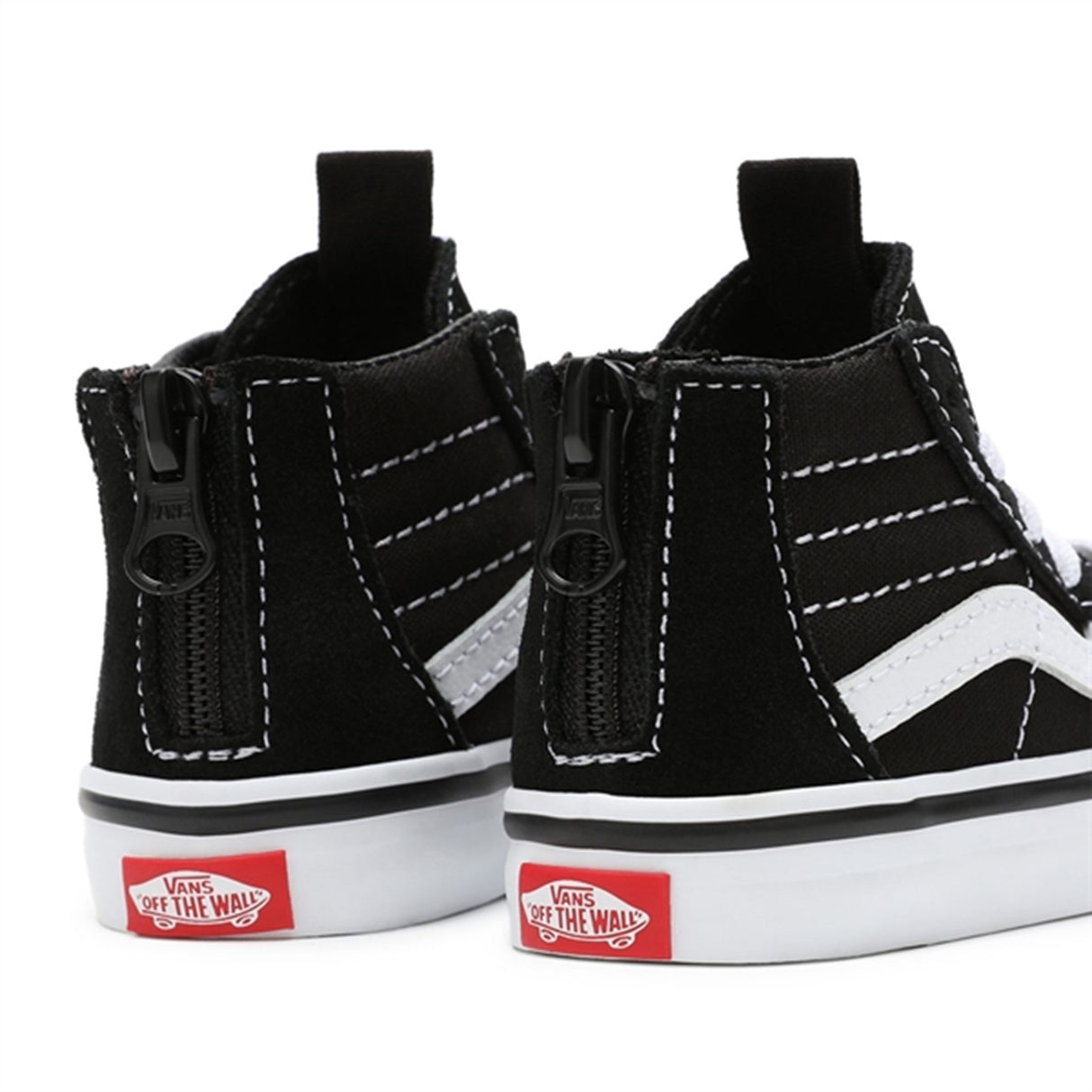 VANS Sk8 Hi Zip Black/White Sko 5