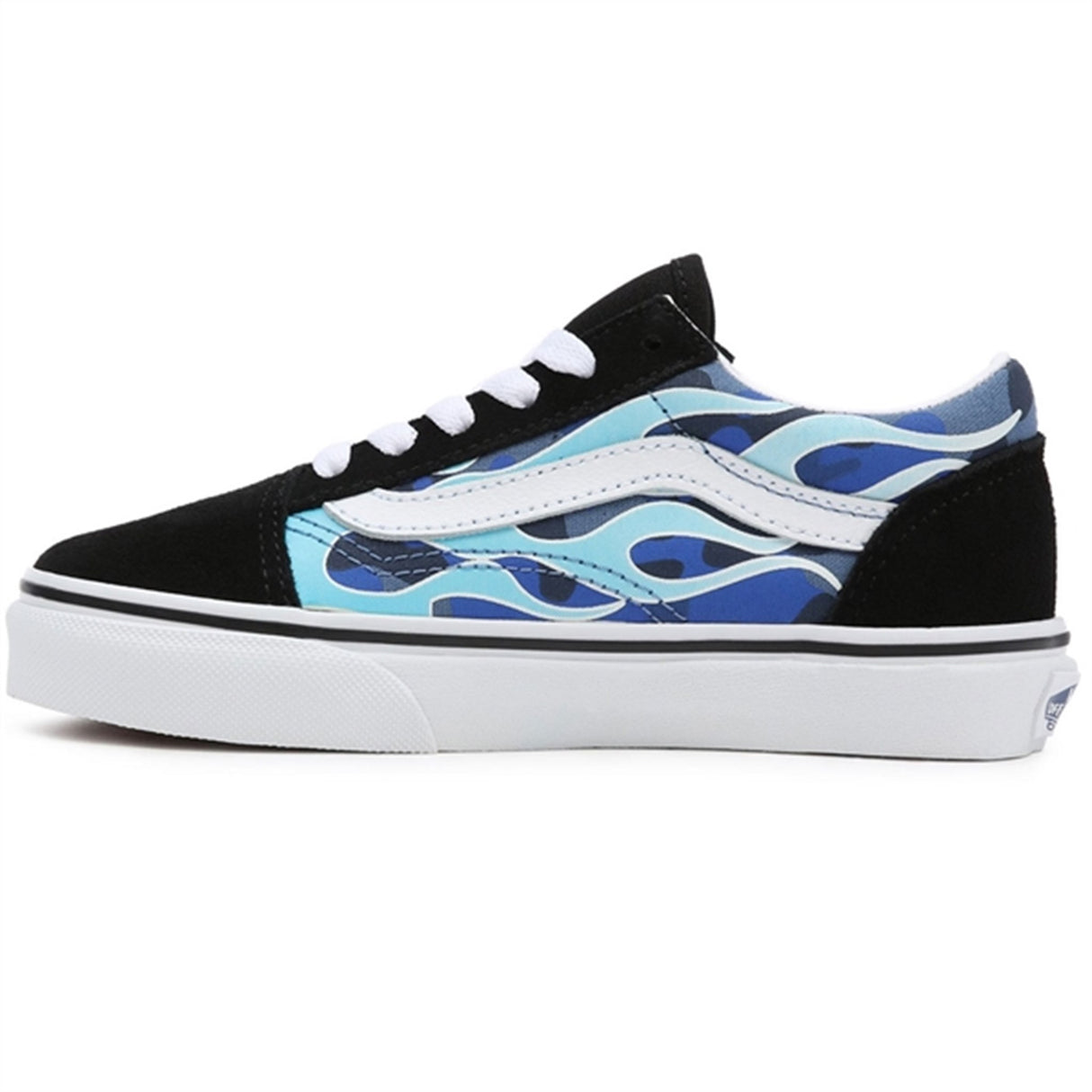 VANS Old Skool Blue Camo Flame Sko 6
