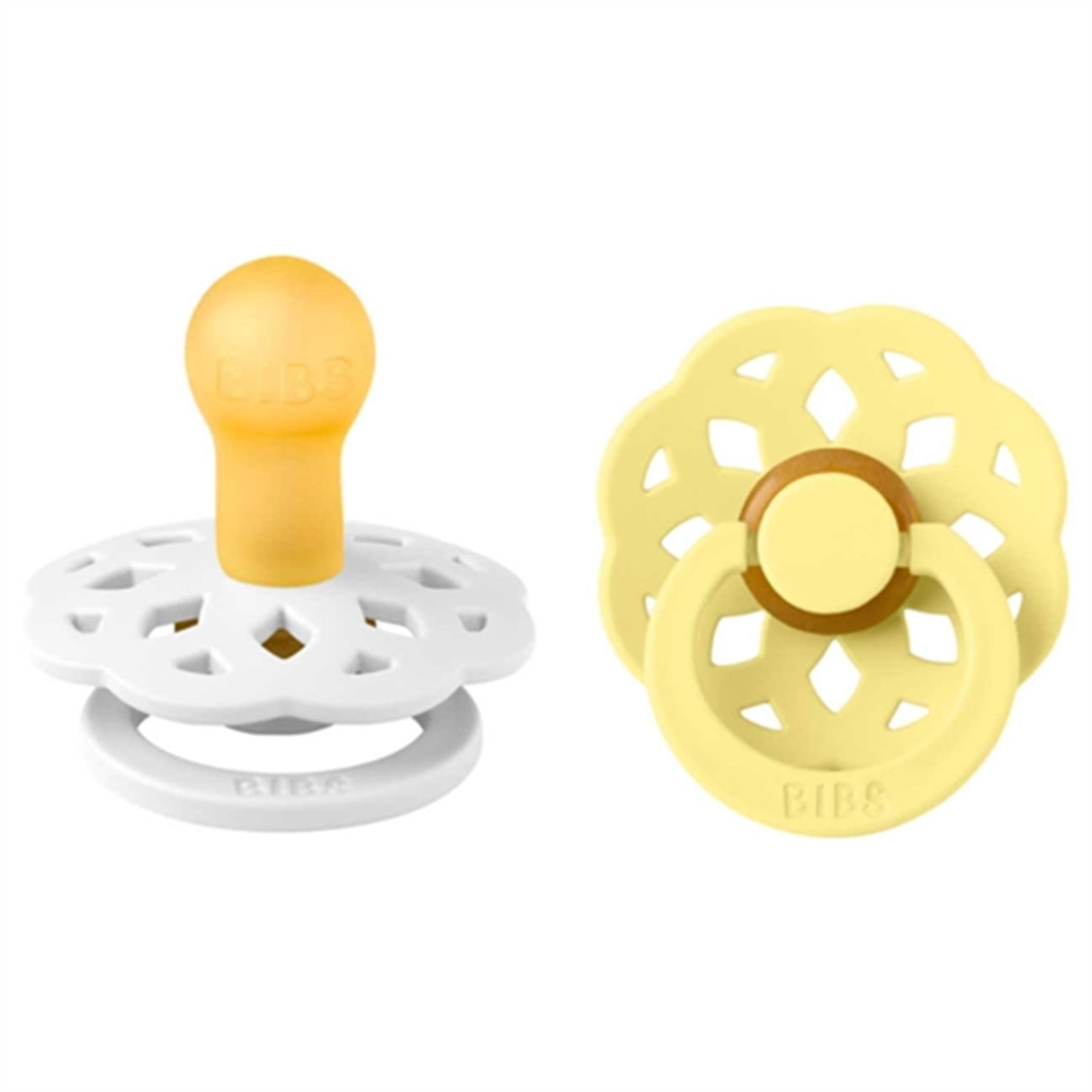 Bibs Boheme Latex Nappar 2-pack White/Sunset