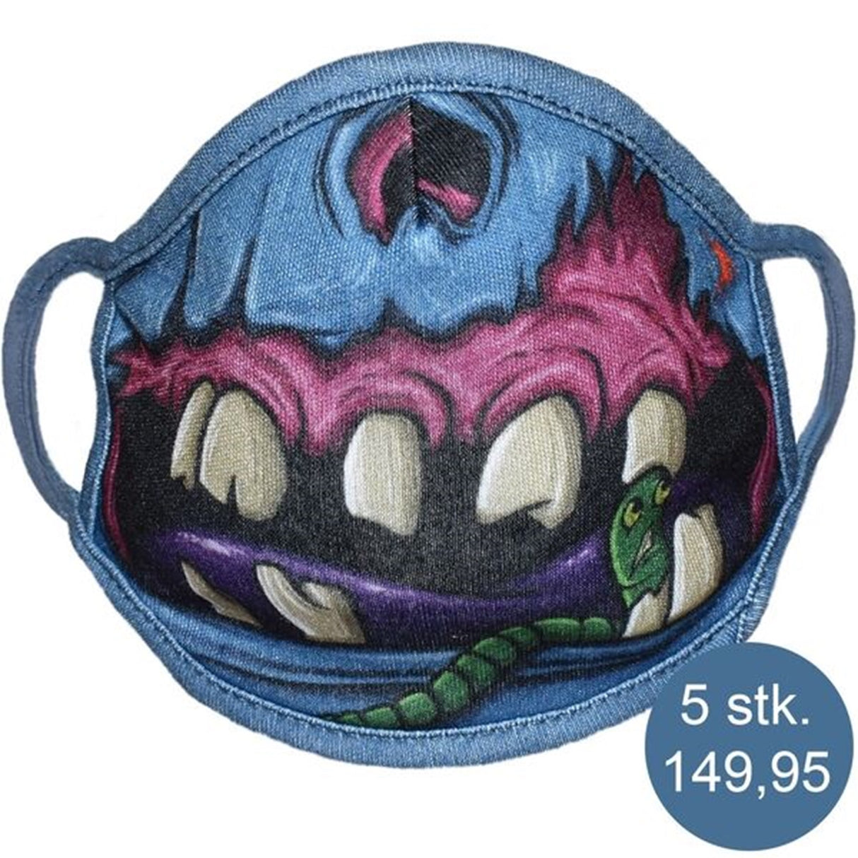 Wild Republic Facecover 2-lager Zombie