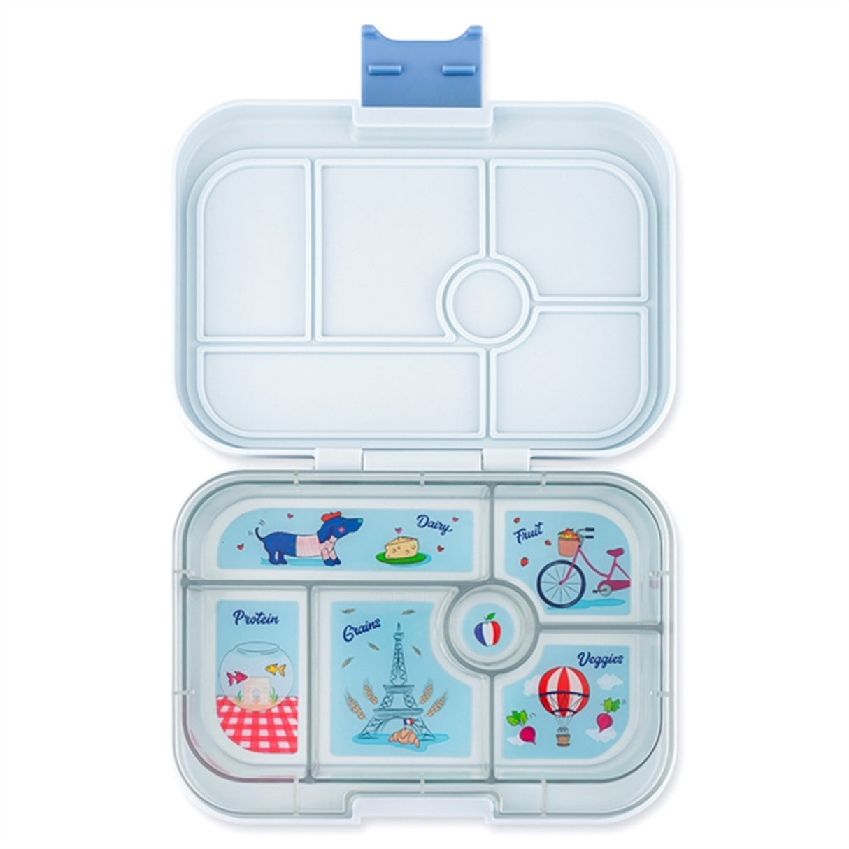 Yumbox Original 6 Rum Matlåda Hazy Gray Paris