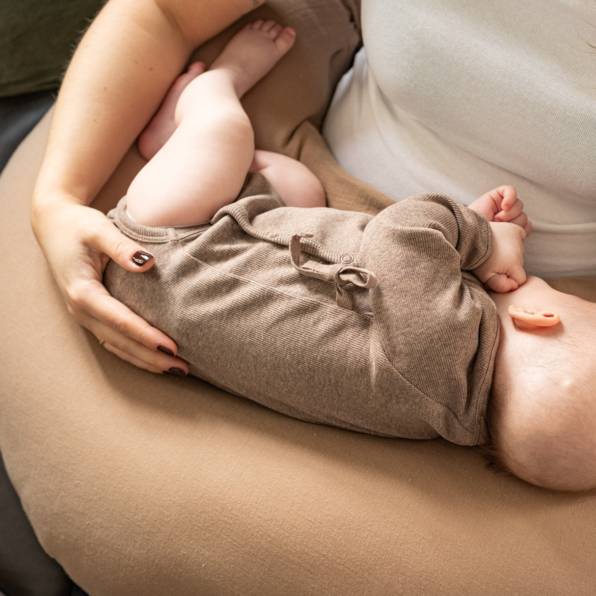 That's Mine Brown Melange Becca Omlott Bodystocking